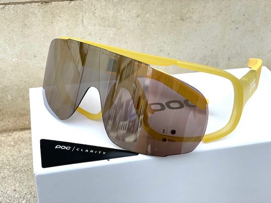 POC aspire サングラス ネイビー ゴールドミラー 自転車