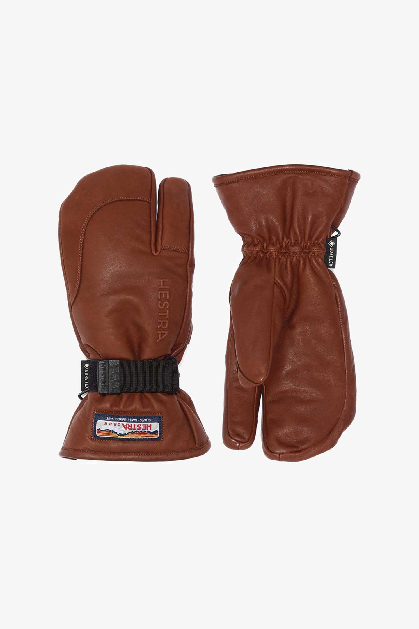 美品 HESTRA 3-Finger GTX Full Leather サイズ９ 33882 3-Finger GTX Full Leather | FULLMARKS