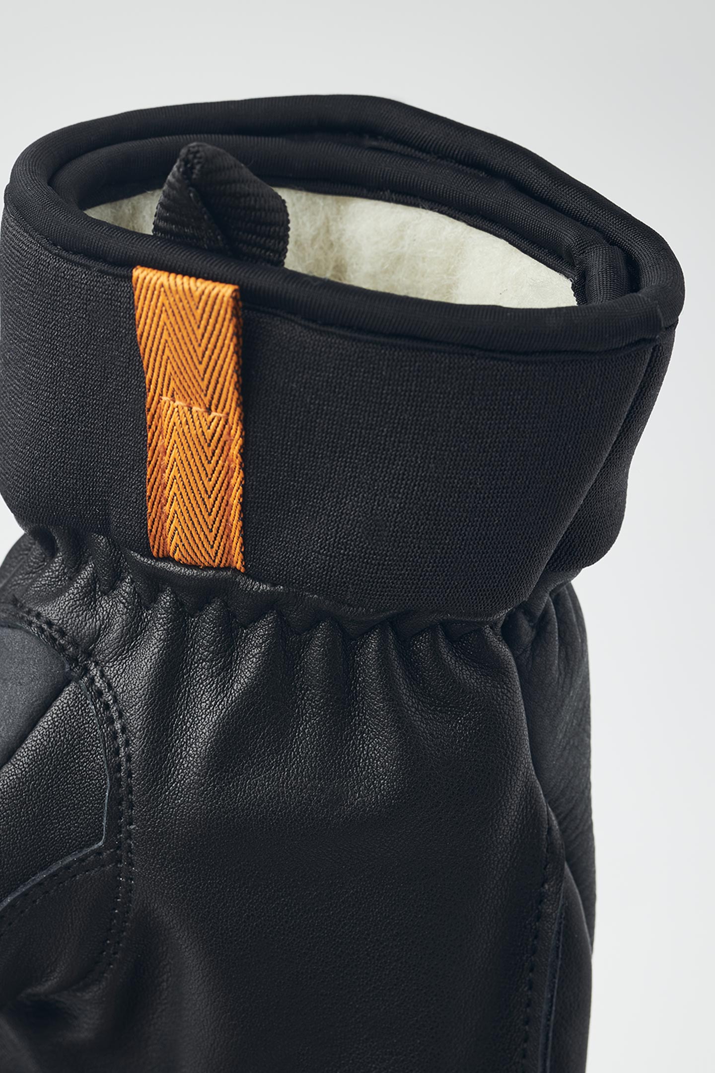 ヘストラ　アーミーレザーウールテリー Army Leather Wool Terry -mitt - Grey | Hestra Gloves