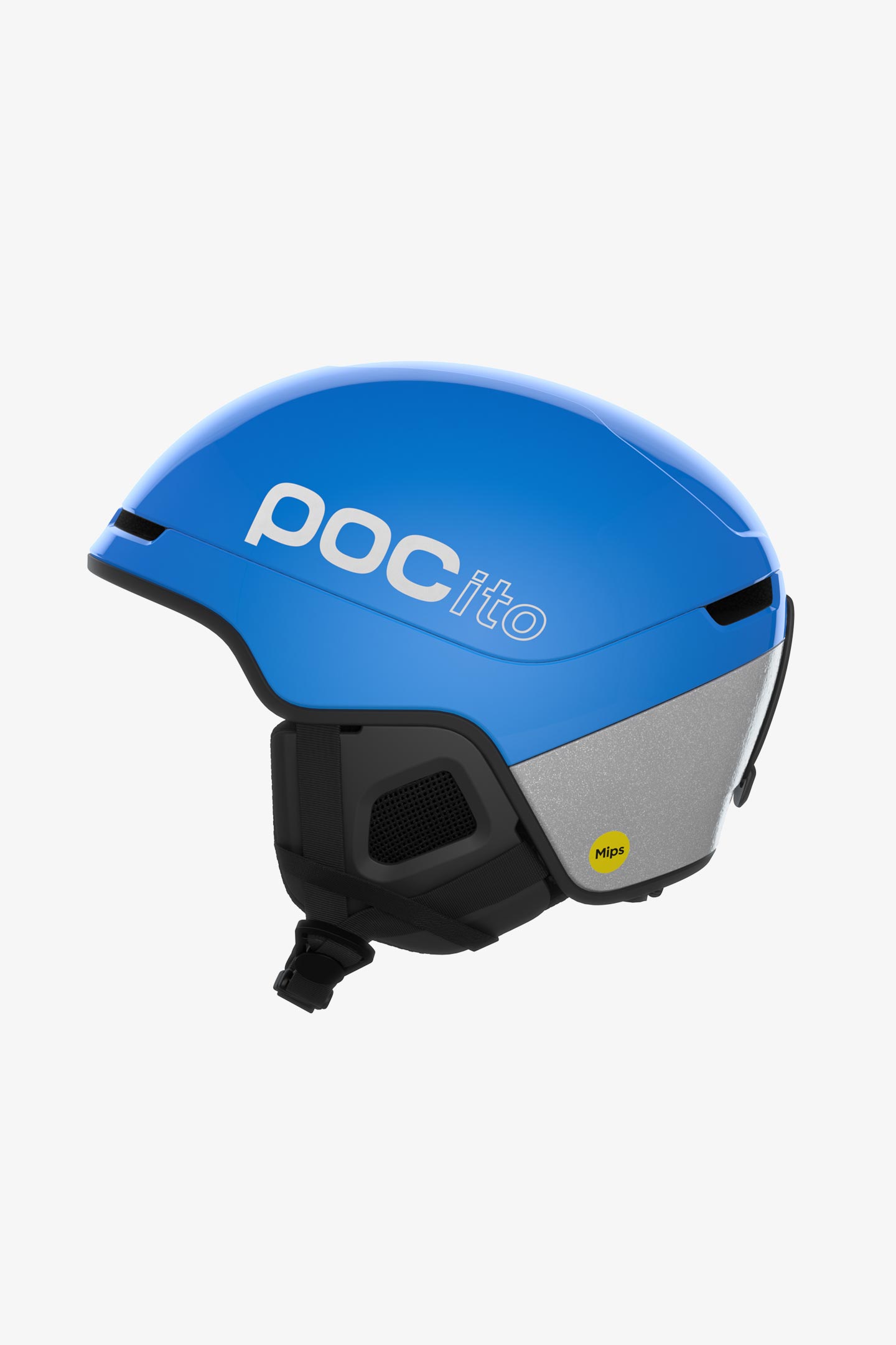 POC ヘルメット 水色 FISマーク付き ケース付き POC ヘルメット 水色