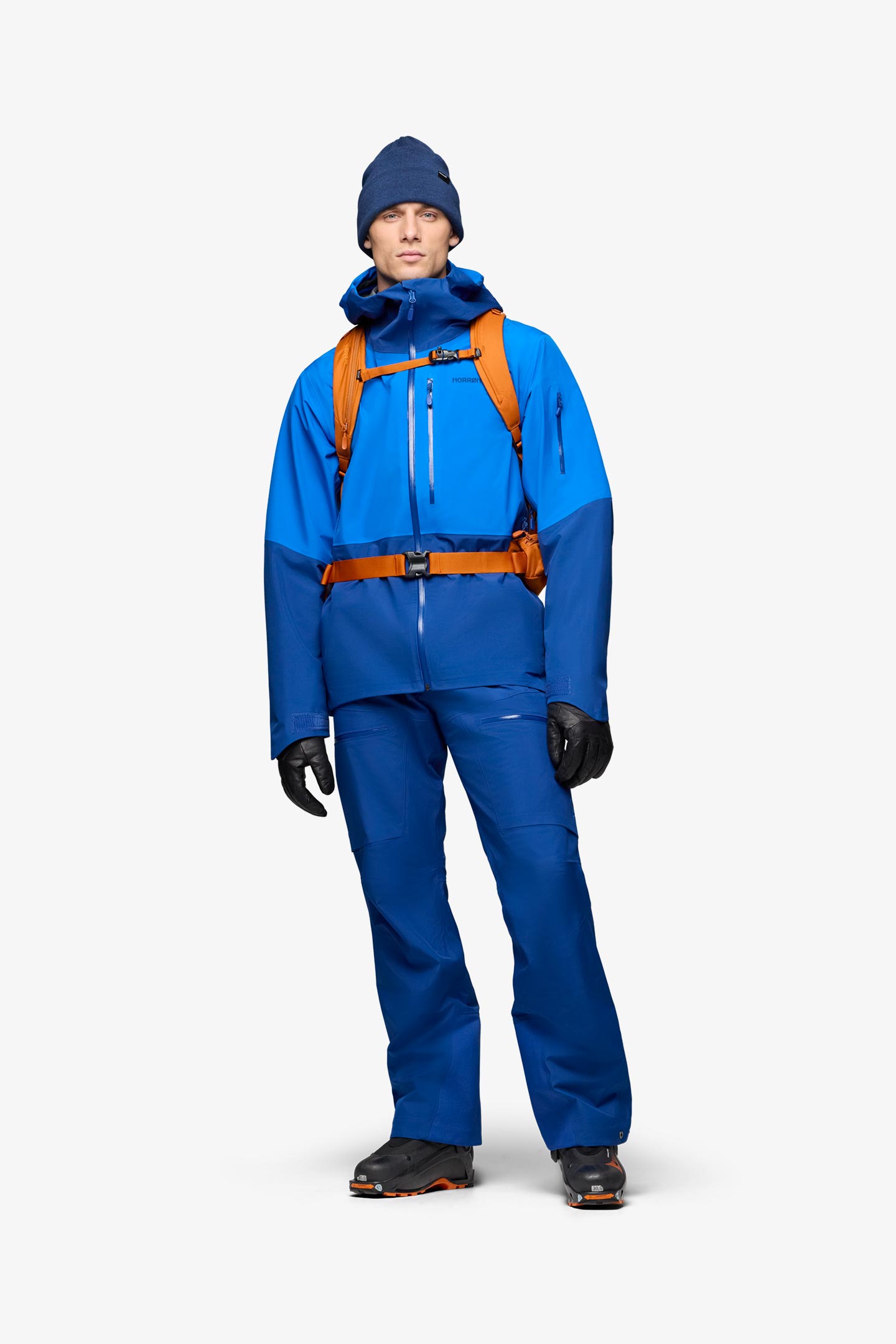 NORRONA ノローナ　ゴアテックス140センチ　スキーウェア　ブルー NORRONA ノローナ ゴアテックス140センチ スキーウェア ブルー