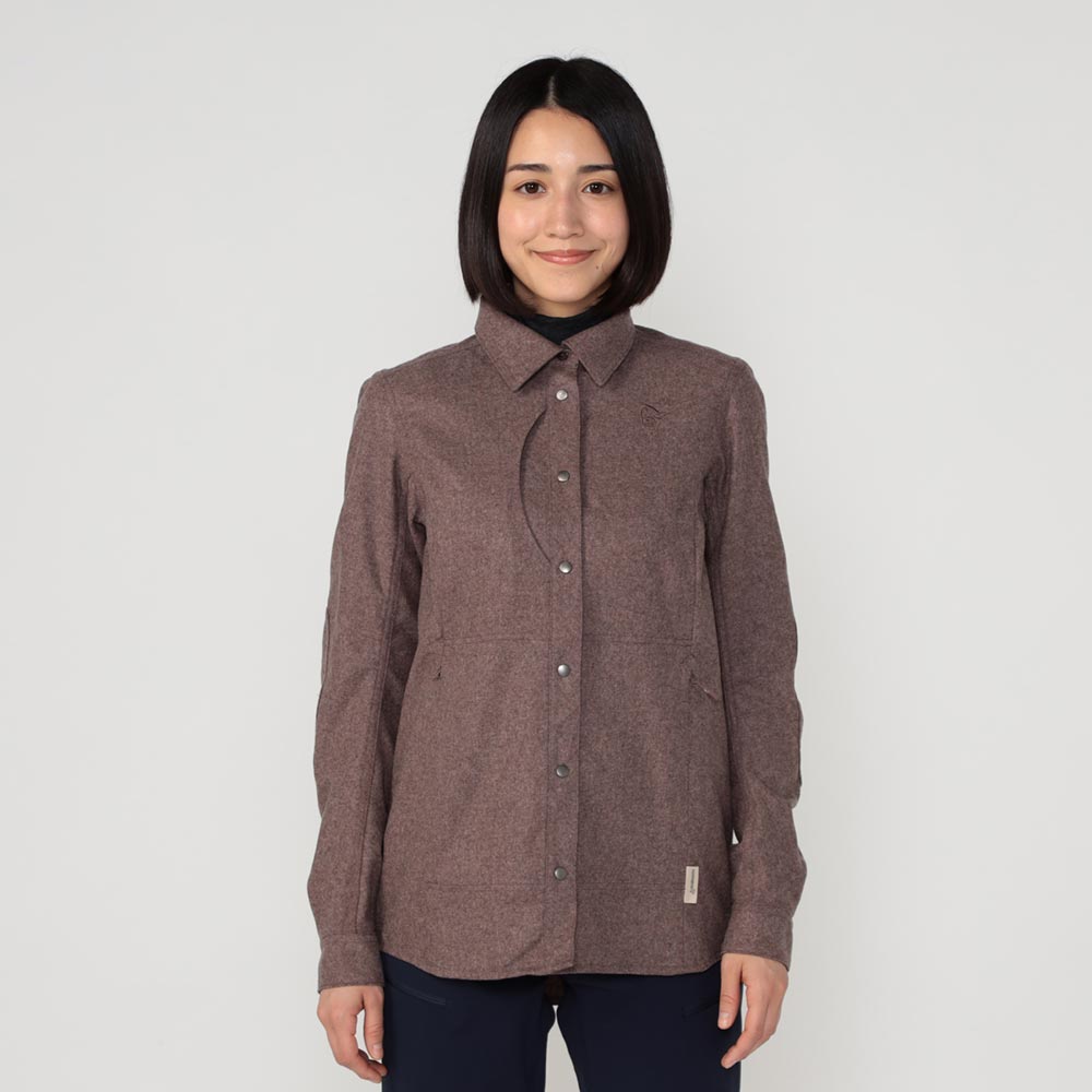 tamok wool plain Shirt (W) | フルマークスストア-北欧