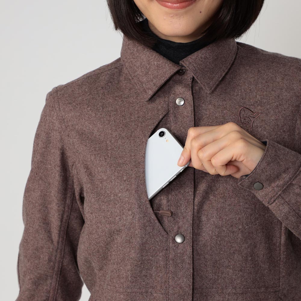 tamok wool plain Shirt (W) | フルマークスストア-北欧 tamok wool plain Shirt (W) | フルマークスストア-北欧