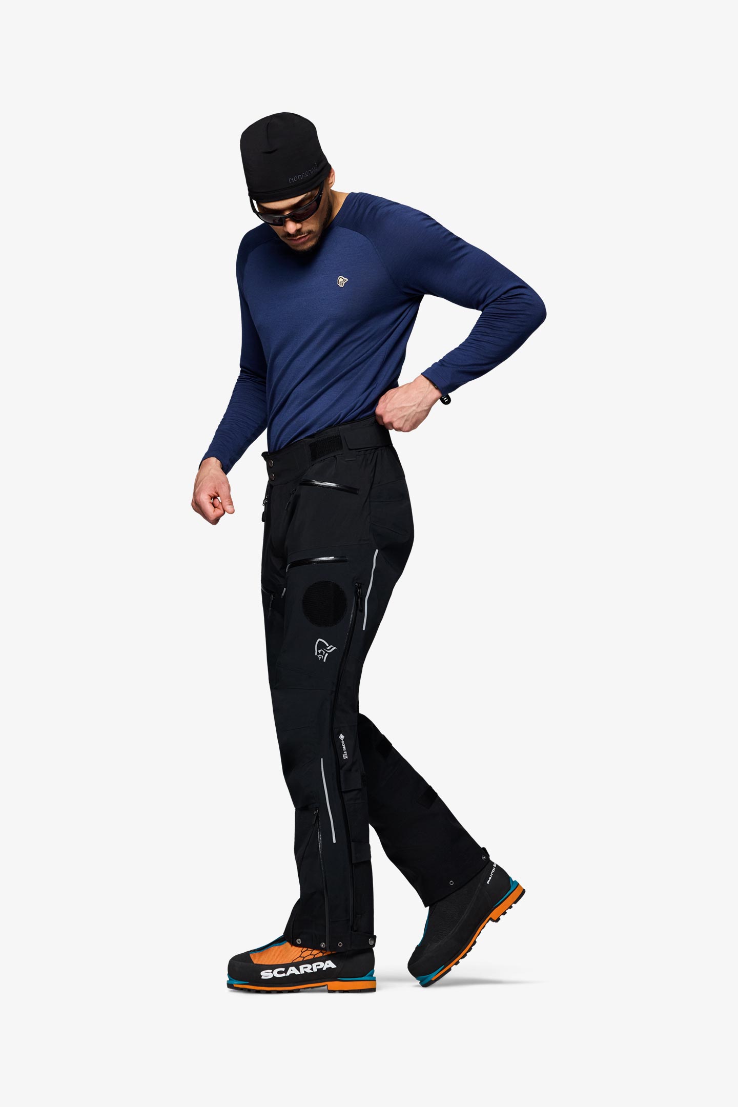 Norrona trollveggen ノローナ　ハードシェル　ビブパンツ NORRONA『trollveggen Gore-Tex Pro Bib』 | FULLMARKS