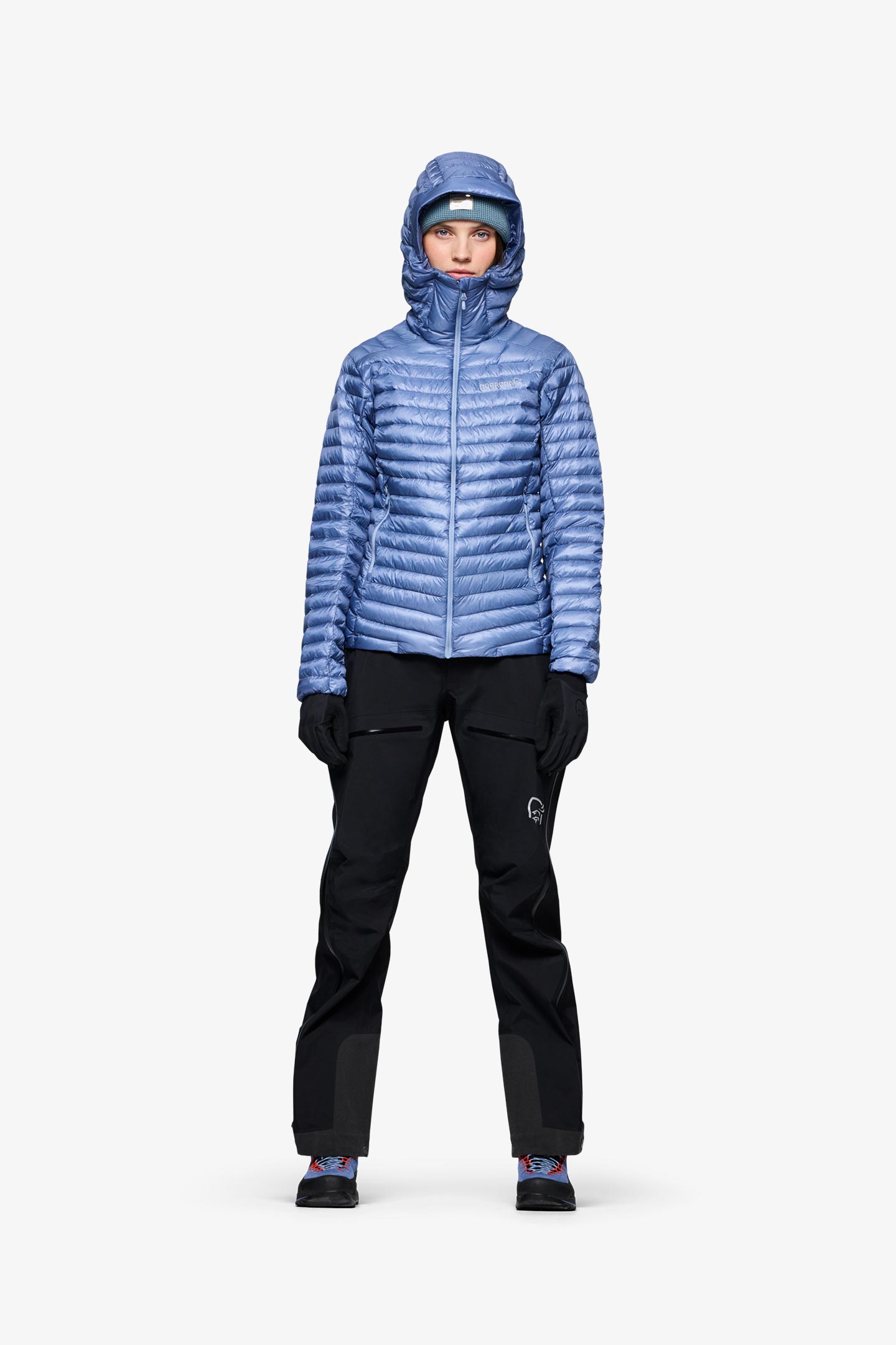 trollveggen superlight down800 Hood (W) | フルマークスストア-北欧