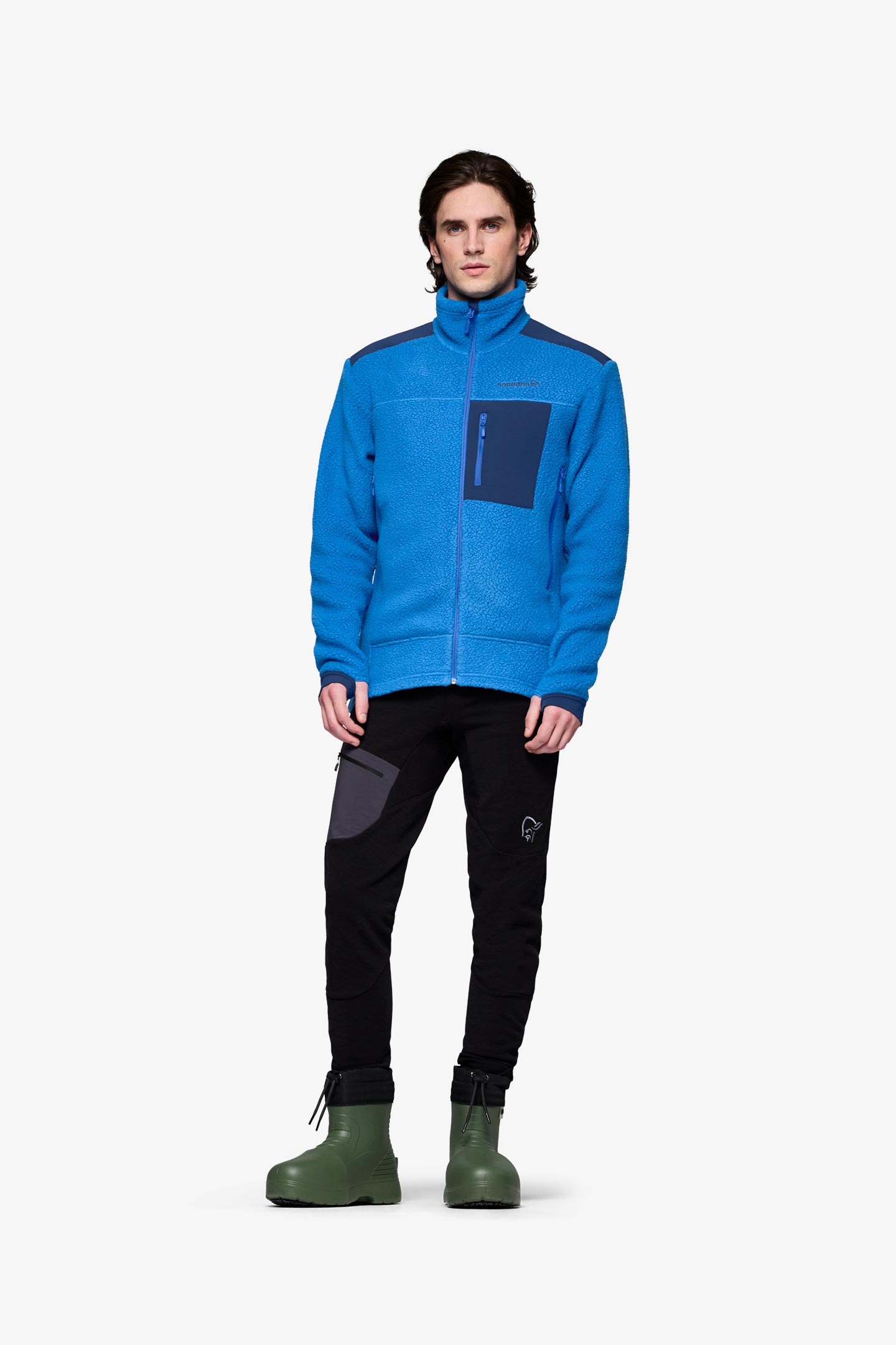 【新品未使用】marka☆ウール　ロンT☆3☆ブラック/ブルー trollveggen warm3 Jacket (M) | フルマークスストア-北欧アウトドア