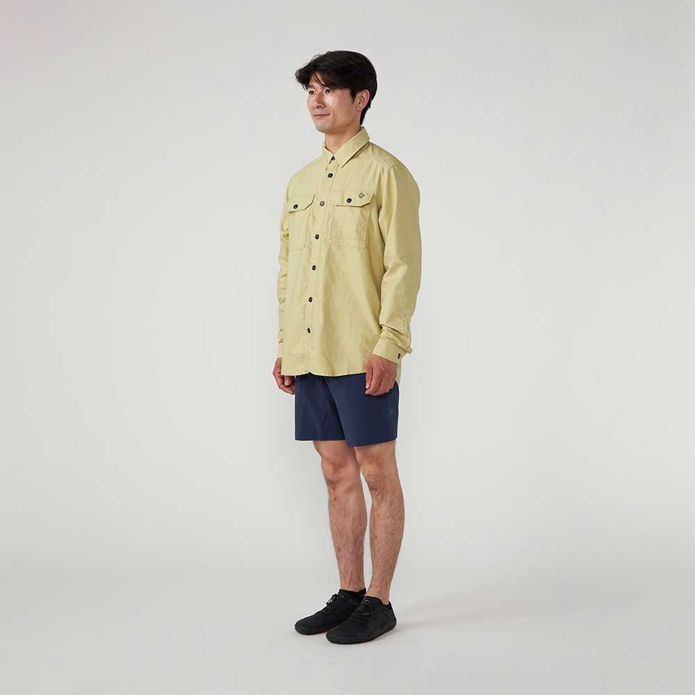 ★GLOWNY★WILD BUTTON SHORTS (ONYX FLECK)★正規品/直送料込 FOA406124__7CE.png