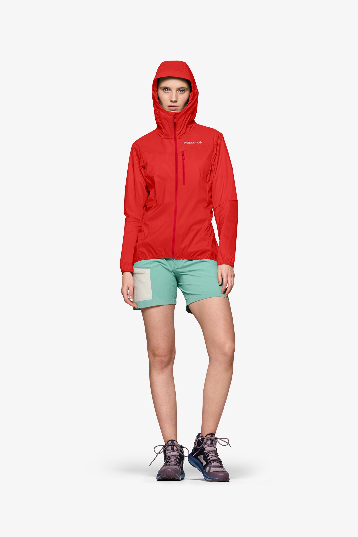 マーク&ロナ　防風フード付きジャケット マーク&ロナ 防風フード付きジャケット MARK & LONAフード付き ダウン