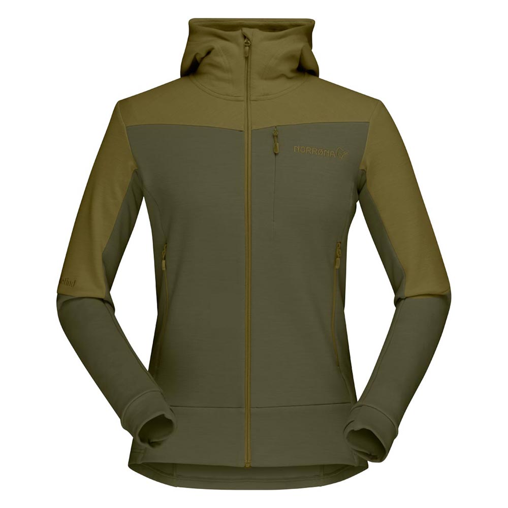 falketind warmwool2 Stretch Zip Hood (W)