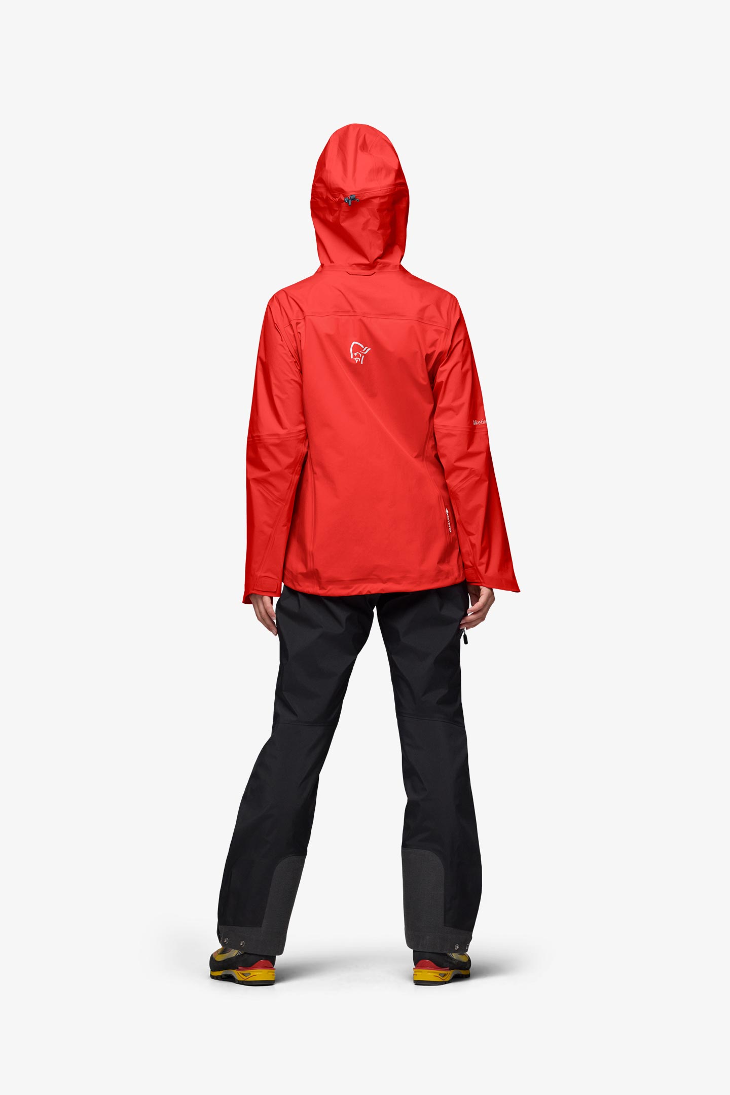 SESSIIONS　GORE-TEX フード付きジャケット 赤 SESSIIONS GORE-TEX フード付きジャケット 赤