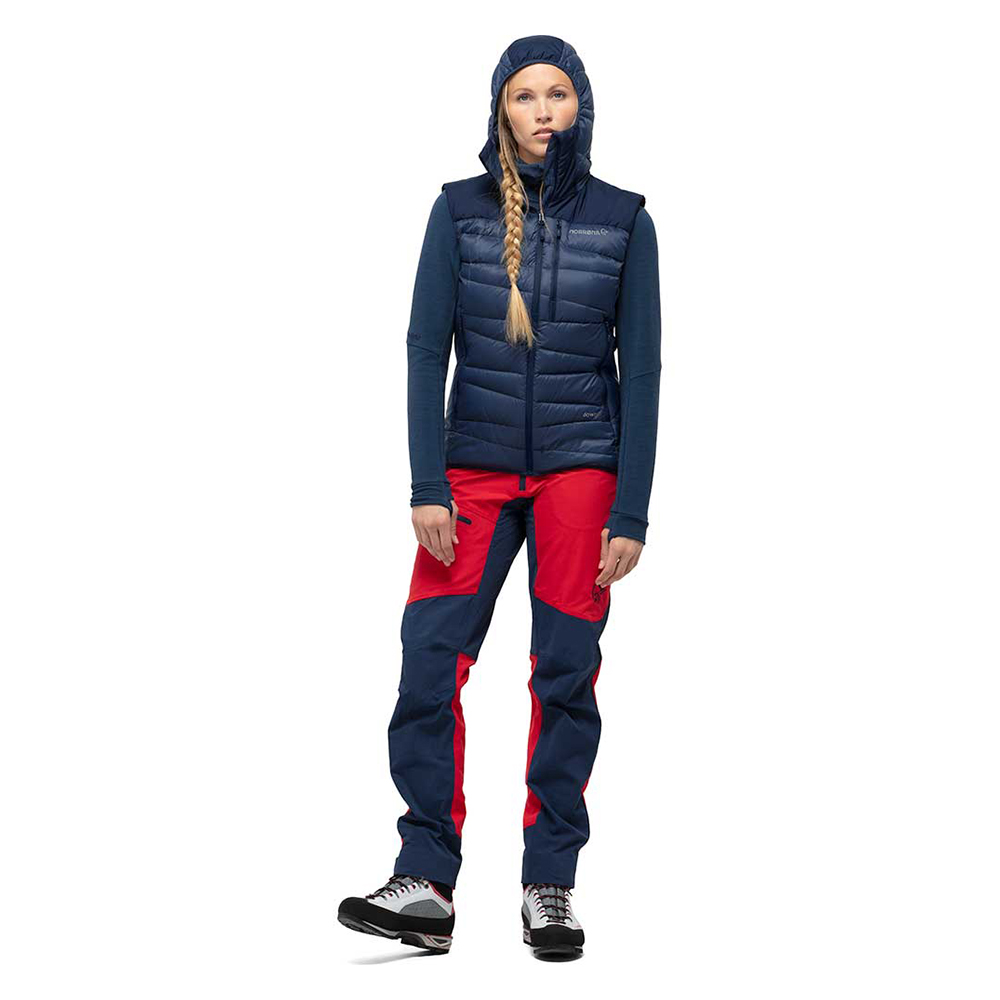 贈呈 取寄 ノローナ メンズ ファルケティンド ダウン750 ベスト Norrona men Falketind Down750 Vest  Men's Caviar