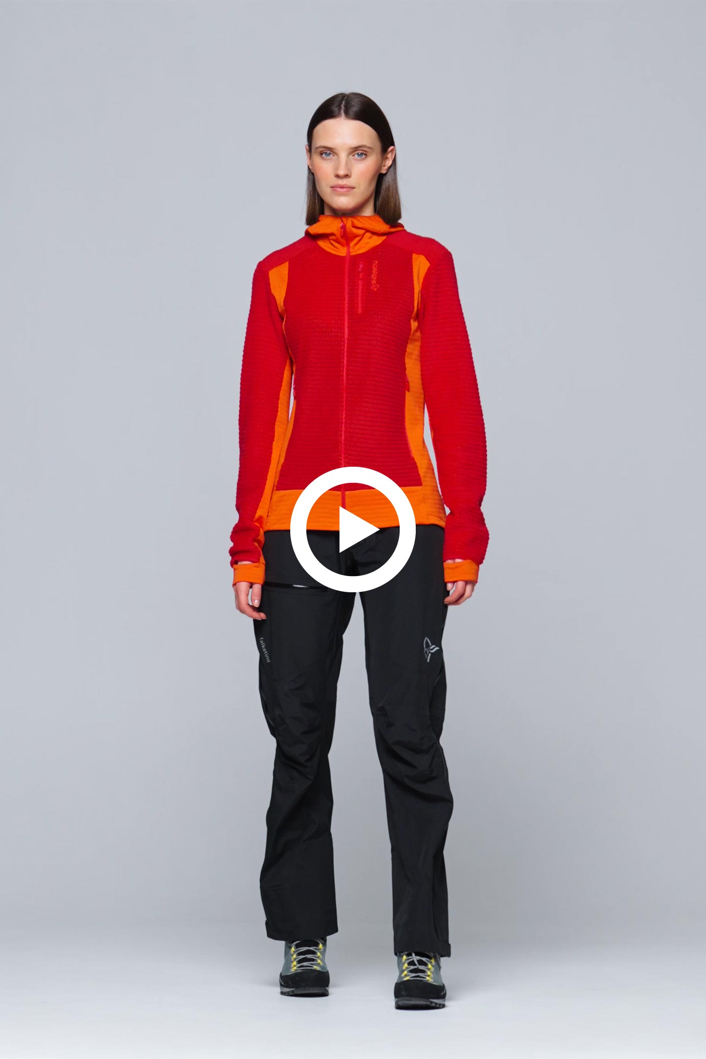 falketind Alpha120 Zip Hood (W) | フルマークスストア-北欧