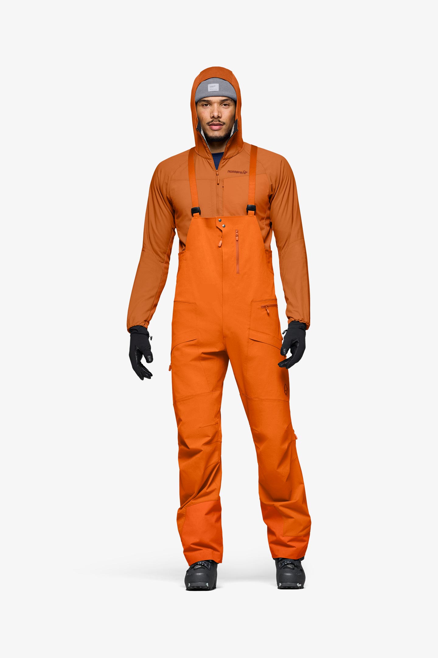  ビブ　M グレー BABY FOX TANK TOP | Maison Kitsuné