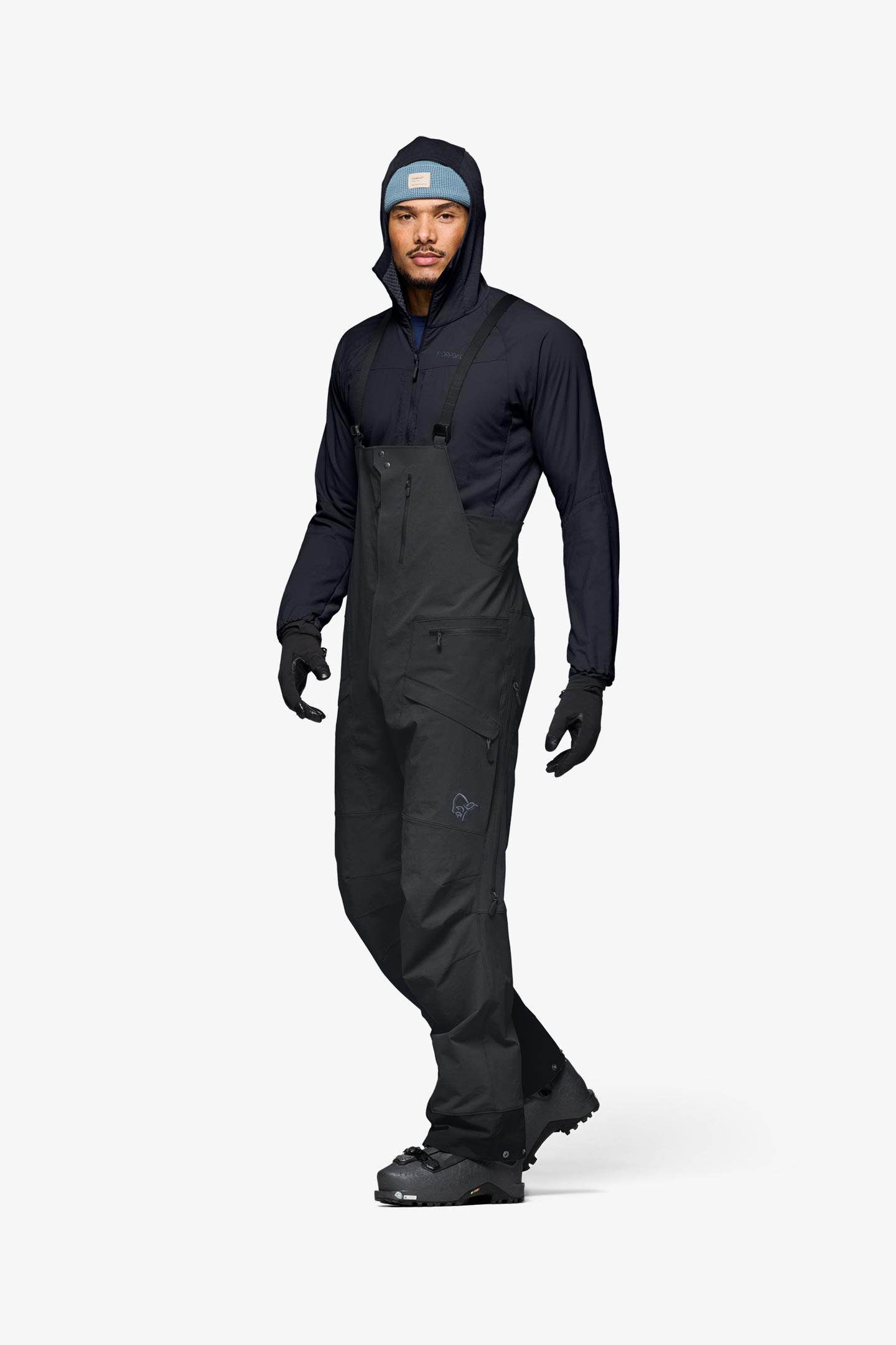  ビブ　M グレー more flex1 Bib (M) | フルマークスストア-北欧アウトドア用品