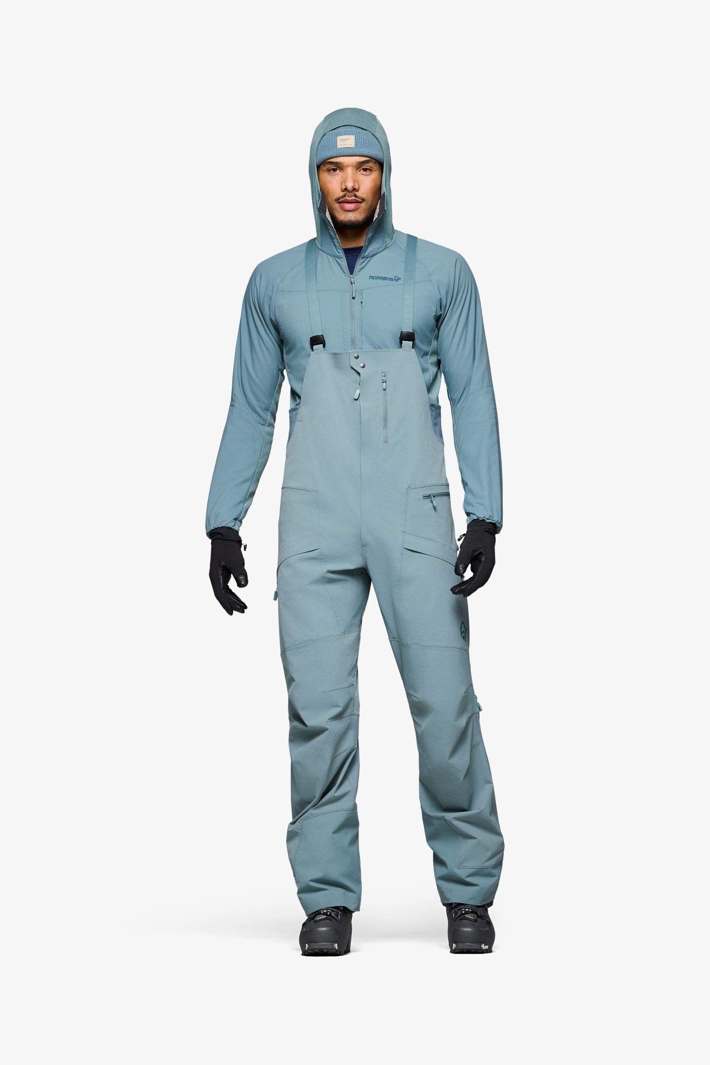  ビブ　M グレー more flex1 Bib (M) | フルマークスストア-北欧アウトドア用品