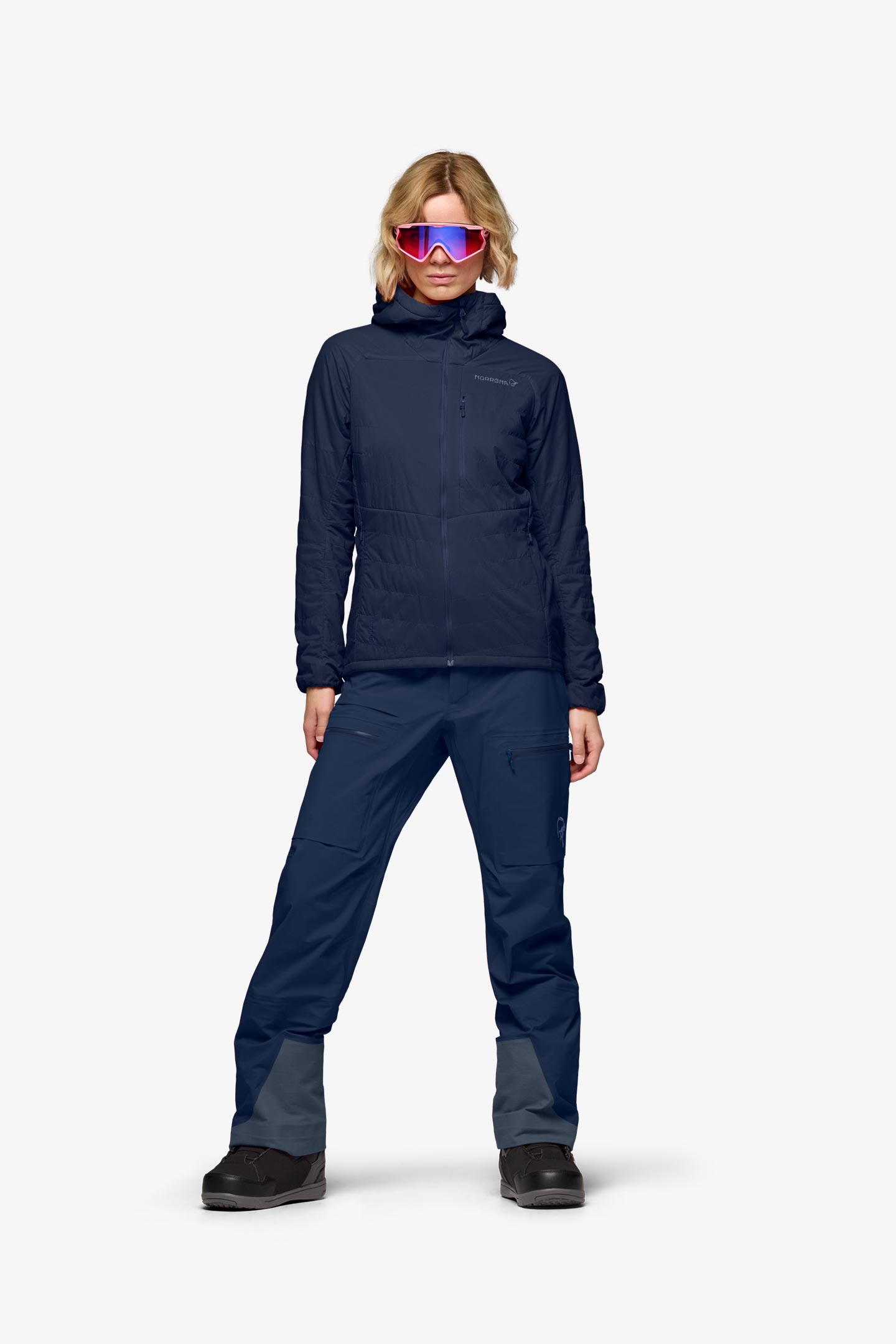 ꧁༺ マークアンドロナ スイッチマテリアル パファーテックテクニカルジャケット MARK&LONA - ꧁༺ マークアンドロナ スイッチマテリアル パファー