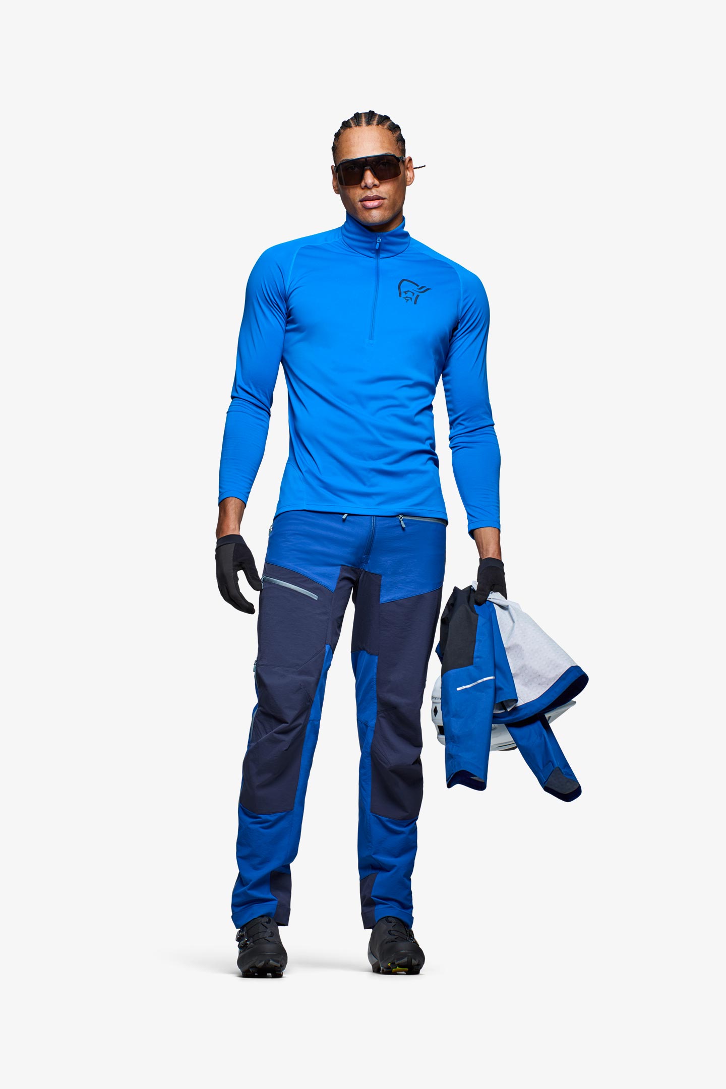 fjora equaliser long sleeve Zip Top (M) | フルマークスストア-北欧