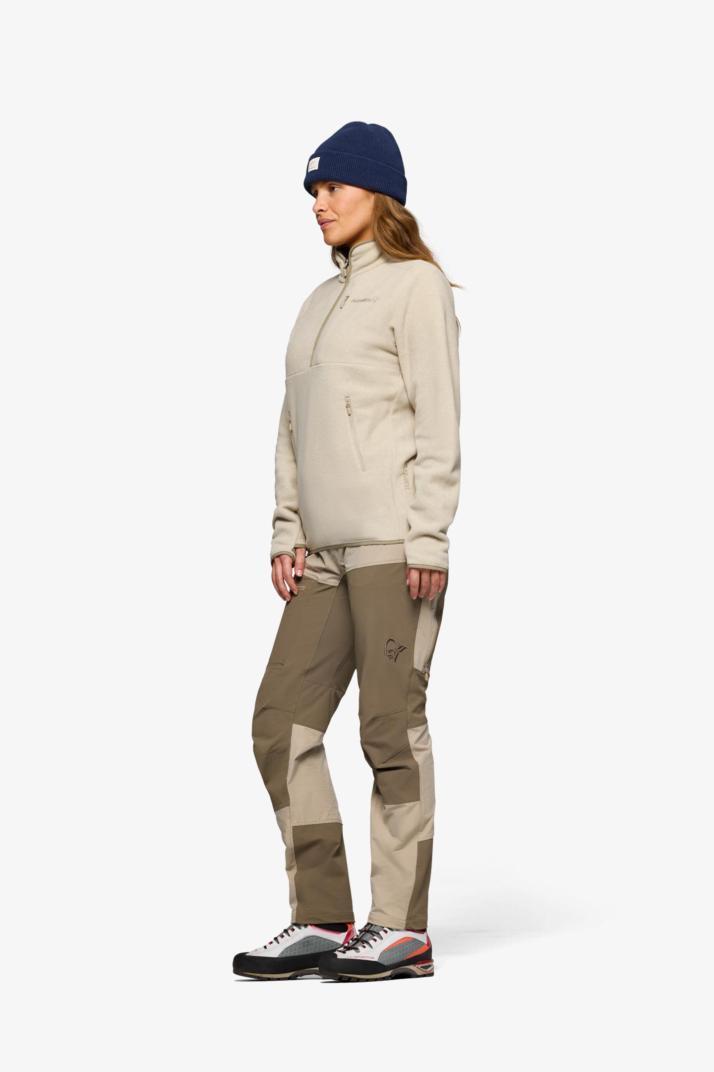 MARK&LONA マーク＆ロナ フルジップ ウインドジャケット 裏地微起毛保温 MARK&LONA マーク＆ロナ フルジップ ウインドジャケット オレンジ