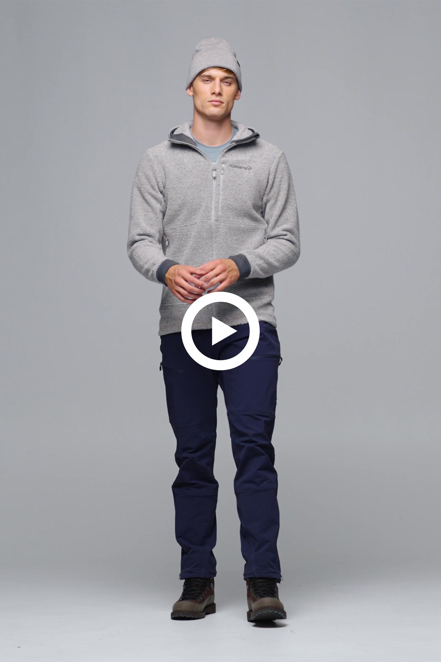 新品 ★ MARK&LONA ボトムス 秋冬 防寒 マーク&ロナ グレー 正規品 femund warmwool3 Hood (M) | フルマークスストア-北欧アウトドア用品