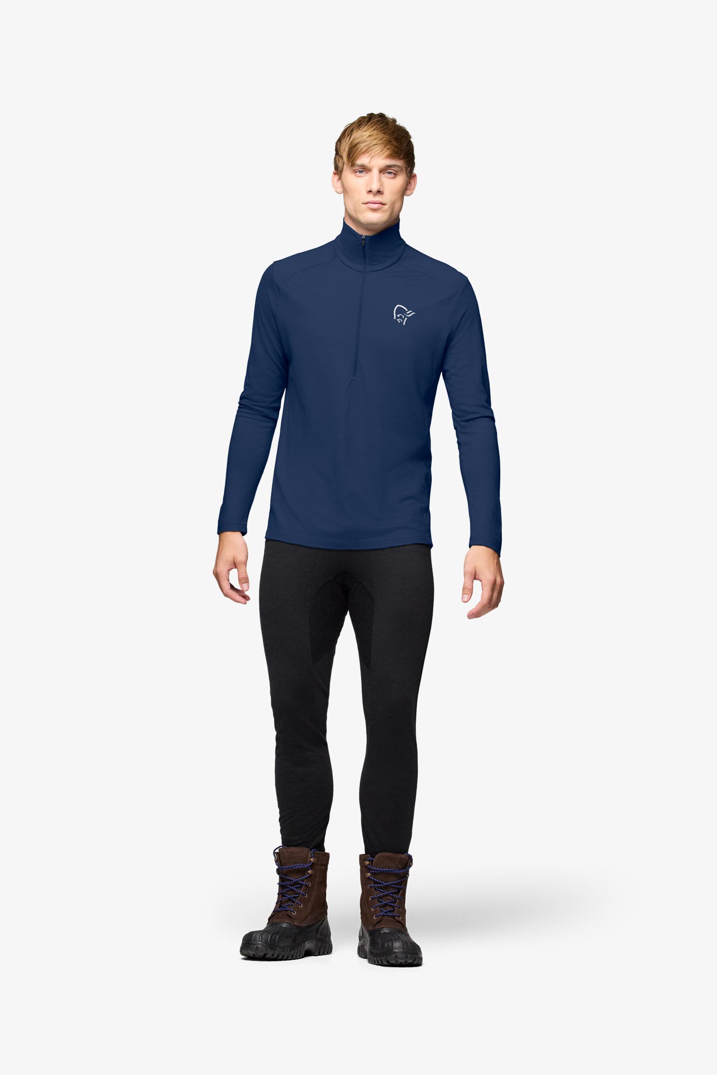 femund pureull Zip Neck (M) | フルマークスストア-北欧アウトドア