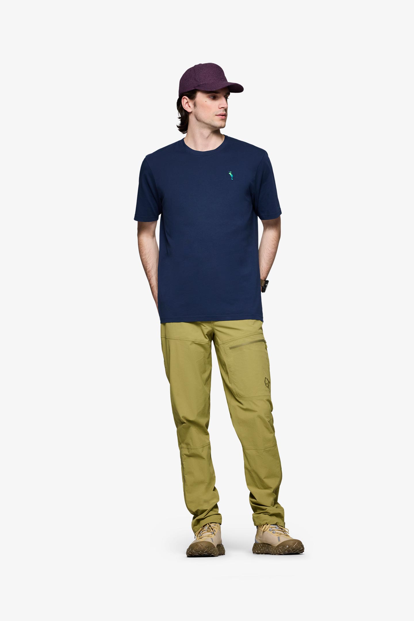 29 cotton activity embroidery T-Shirt (M) | フルマークスストア