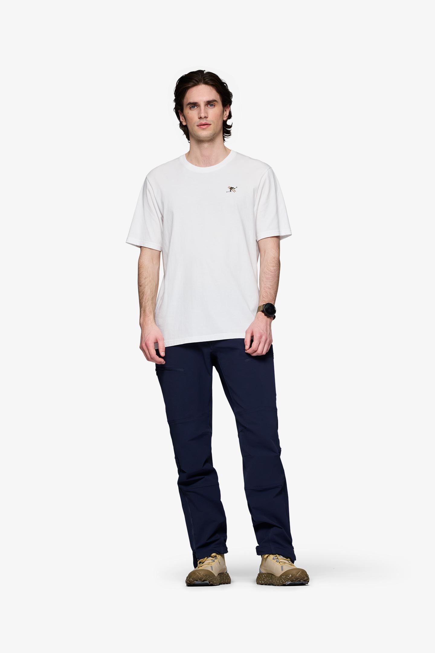 29 cotton activity embroidery T-Shirt (M) | フルマークスストア