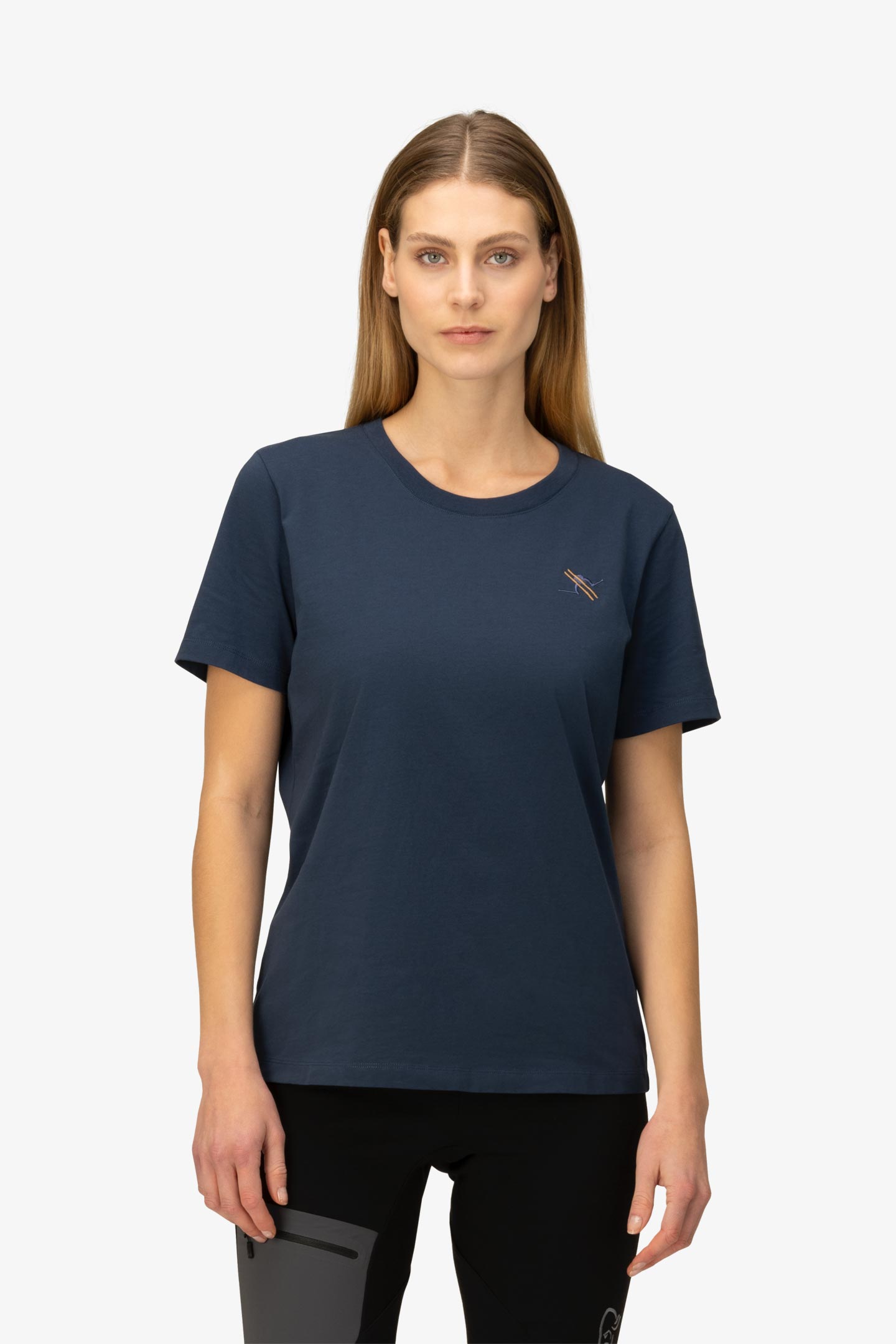 29 cotton activity embroidery T-Shirt (W) | フルマークス