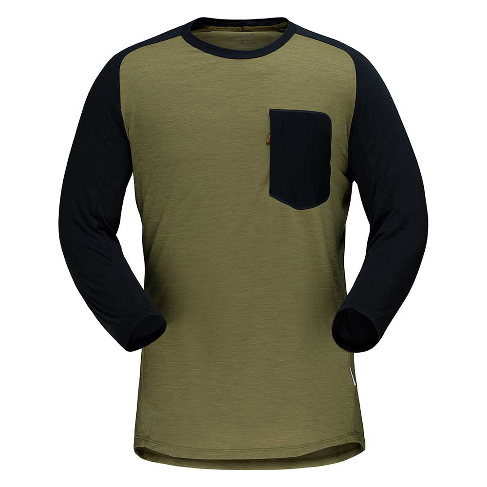 skibotn wool 3/4 T-Shirt (M)