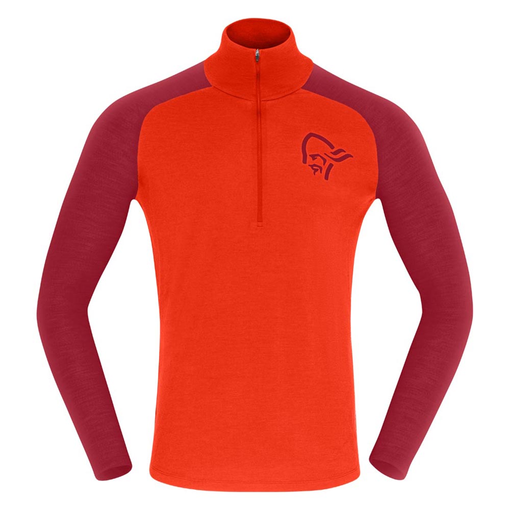 norrona pureUll Zip Neck (M) | フルマークスストア-北欧