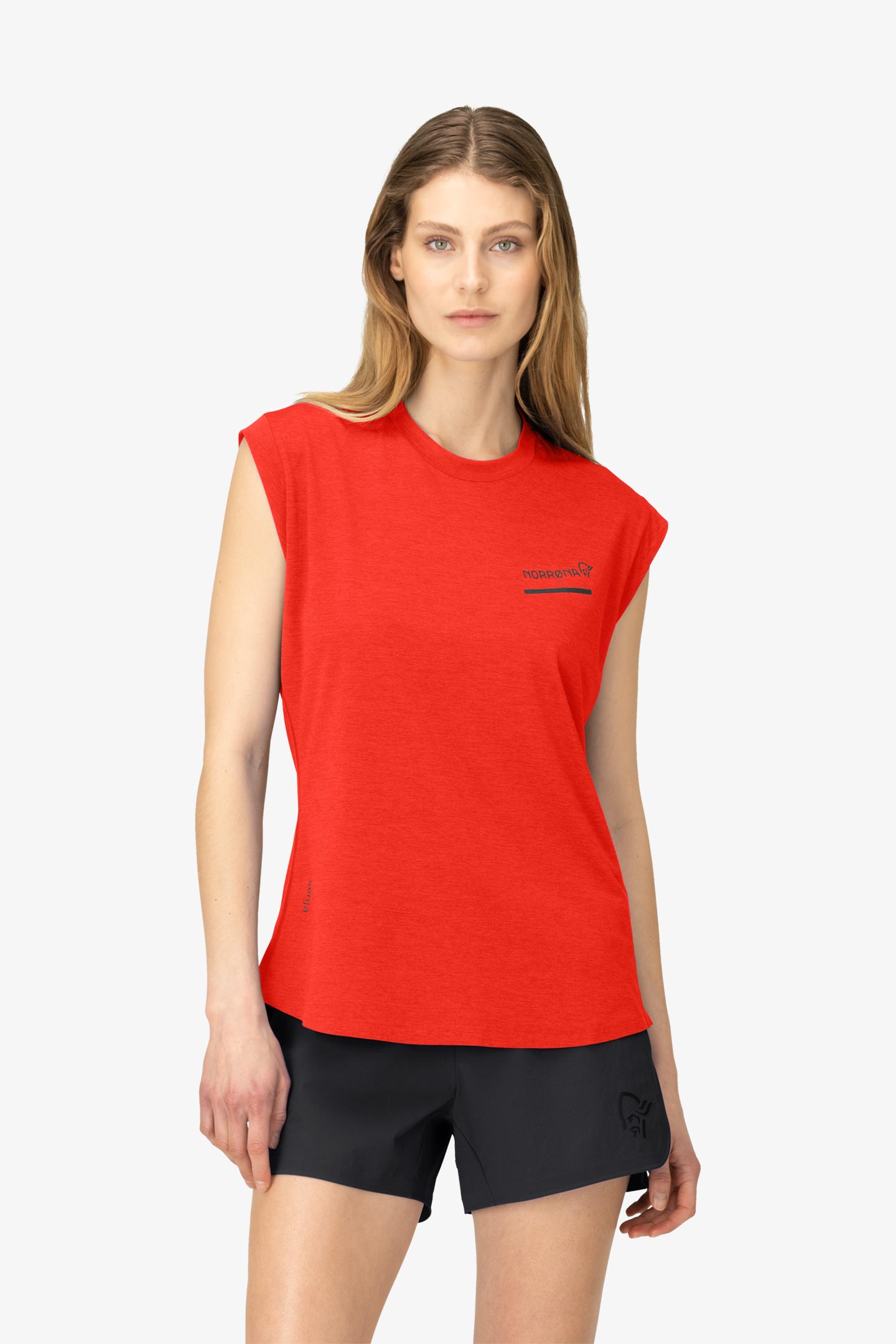 Nodress レッド　poloトップス十字架 Nodress レッド poloトップス十字架