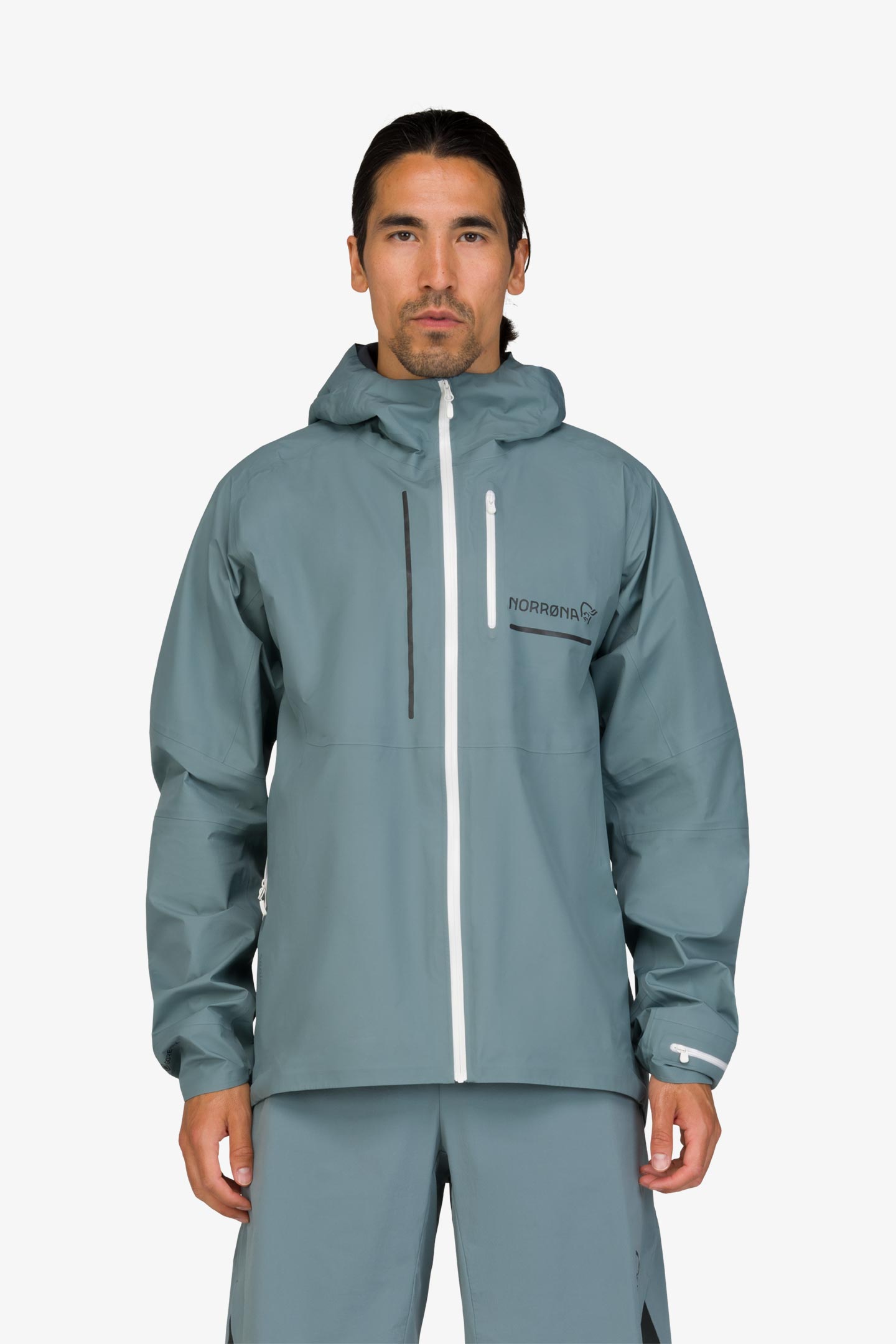 241 GORE-TEX スキーウェア ナイロンジャケット グレー 刺繍ロゴ 241 トゥーフォーワン GORE-TEX FORECASTER JKT ユニセックス