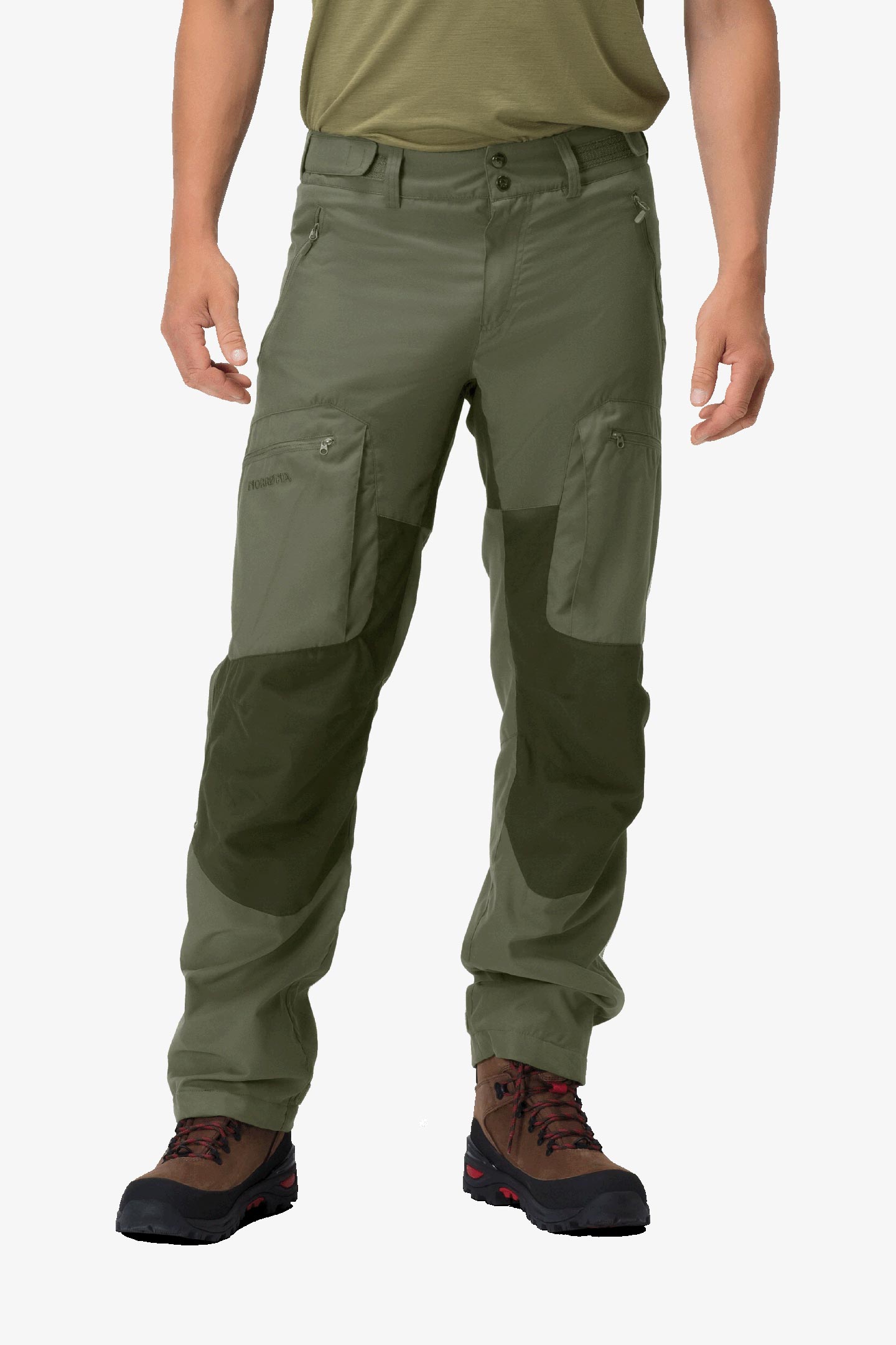 NORRONA ノローナ ハイブリッドパンツ グリーンXS ノローナ フィンスコーゲン ハイブリッドパンツ NORRONA
