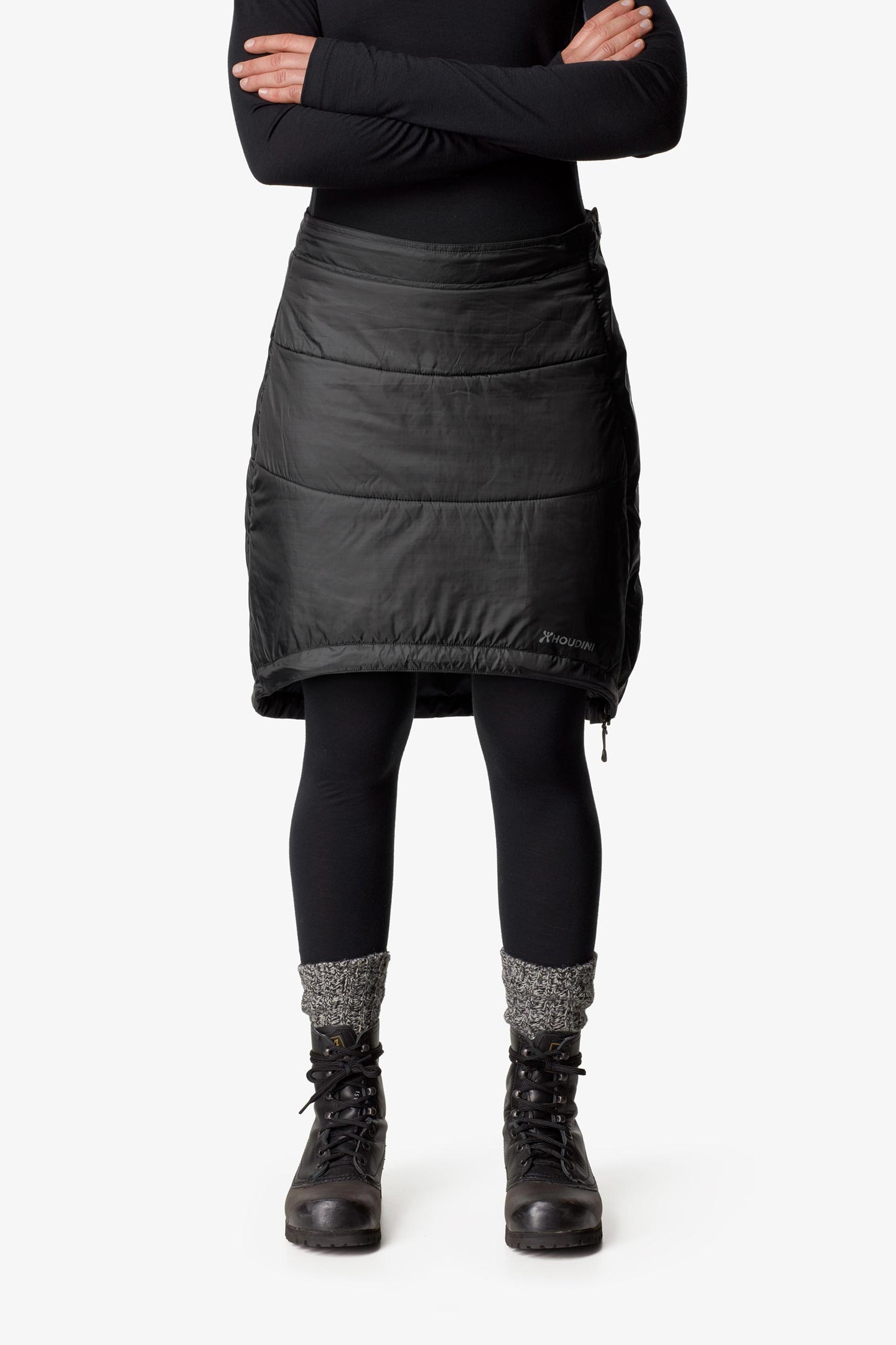 SONO フェミニティフーディブルゾン ブラック OUTER | Spendard.com