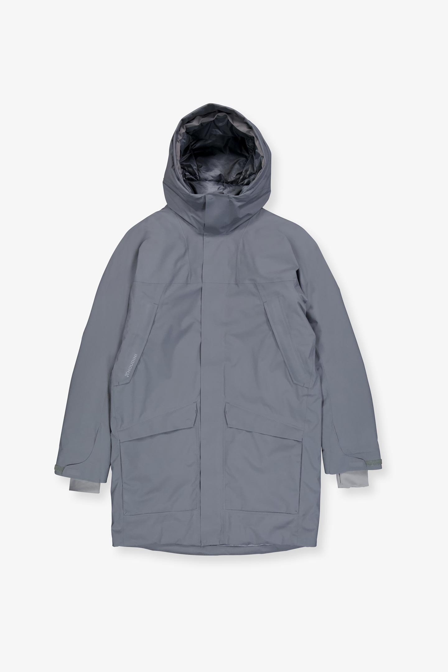 sale！HOUDINI防水シェルパーカー XS ライトグレー スノーウェア sale