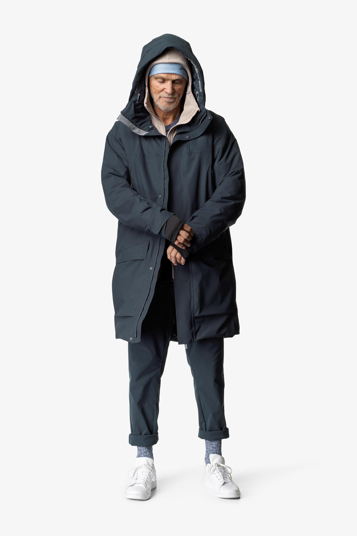 sale！HOUDINI防水シェルパーカー　XS ライトグレー　スノーウェア HOUDINI防水シェルパーカーXS ライトグレーレインコートスノーウェア