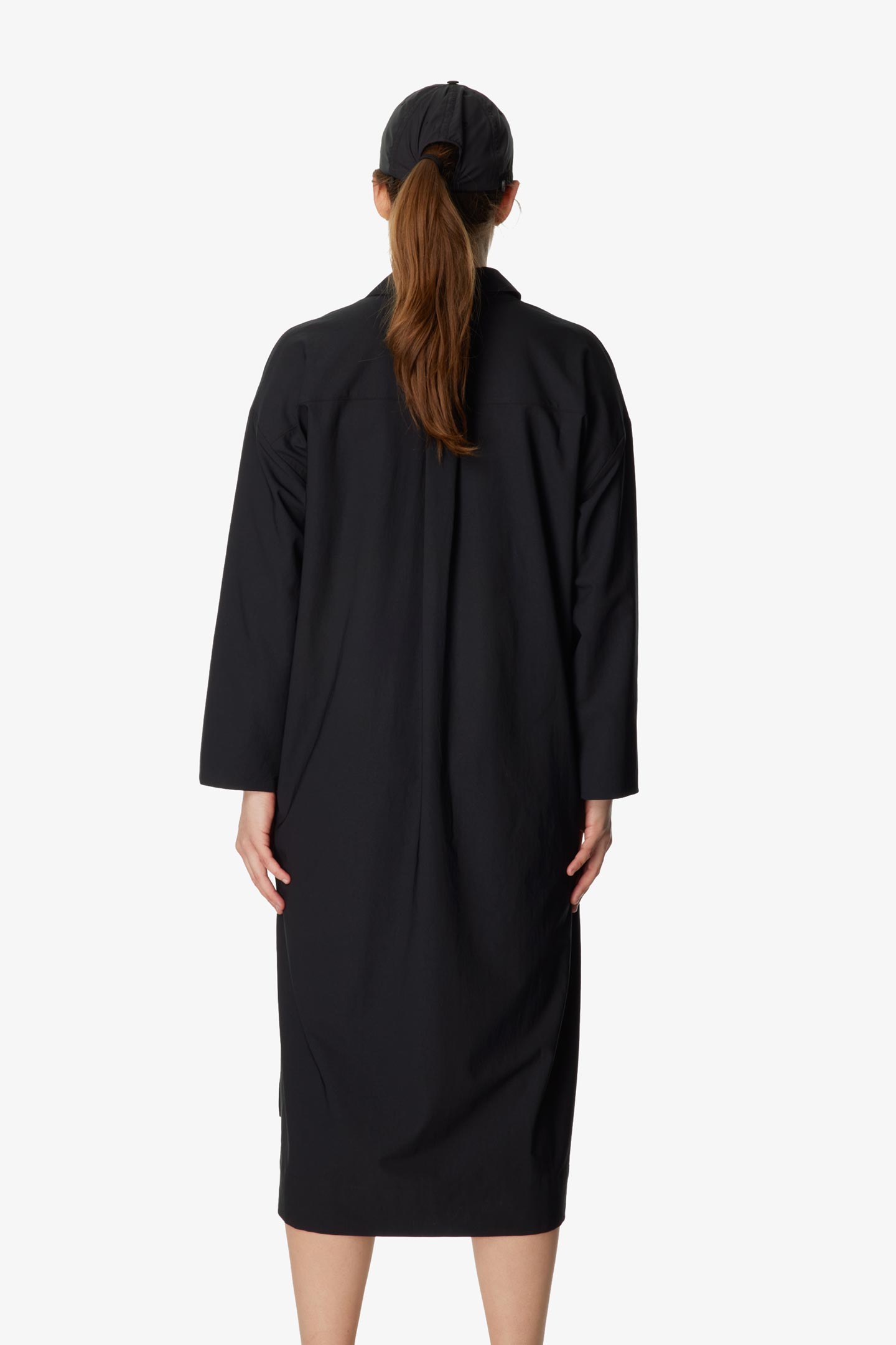 フーディニ HOUDINI ルートシャツドレス true black HOUDINI 『 Ws Route Shirt Dress 』 | FULLMARKS