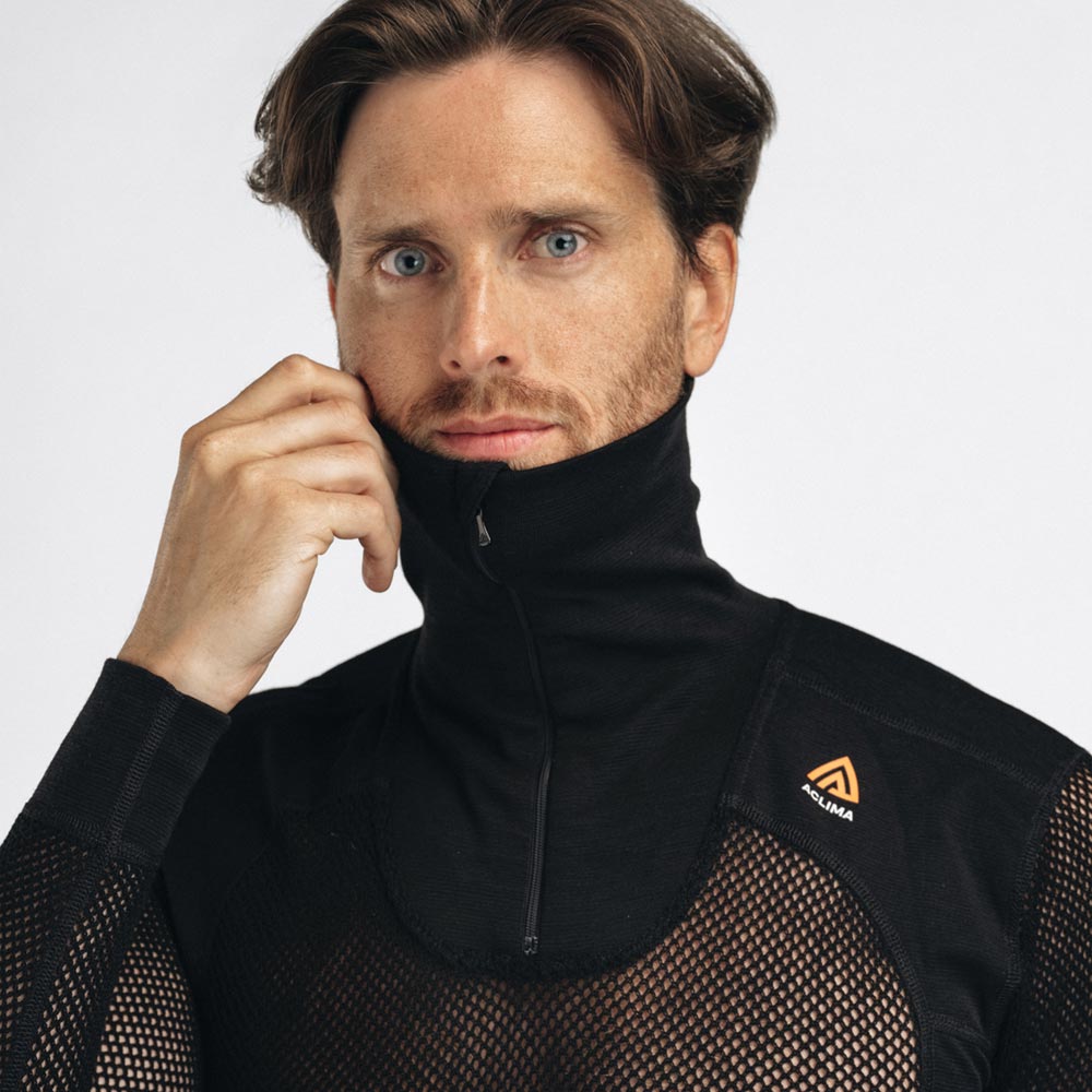 WOOLNET POLO ZIP | フルマークスストア-北欧アウトドア用品