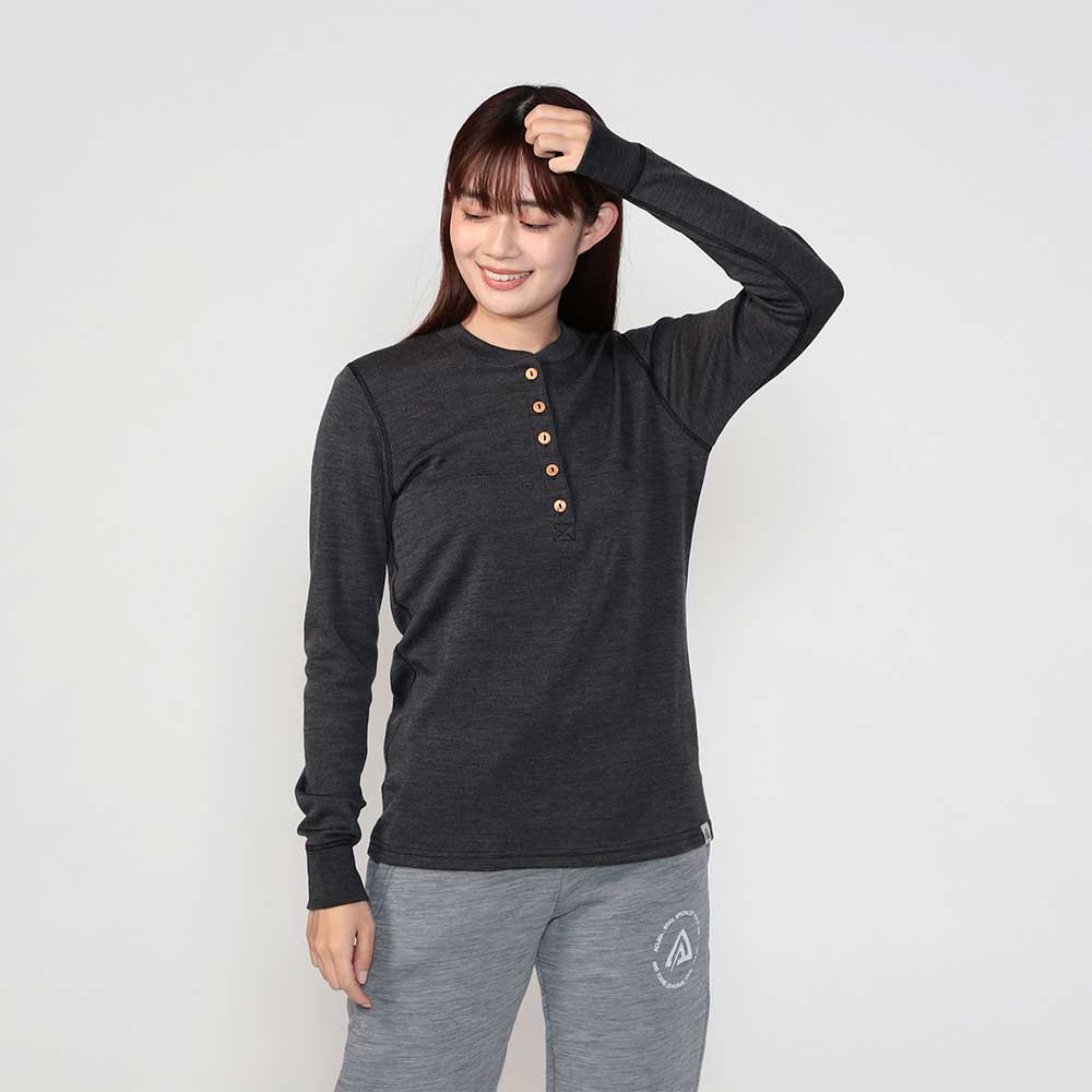 WARMWOOL GRANDAD SHIRT WOMAN | フルマークスストア-北欧アウトドア WARMWOOL GRANDAD SHIRT WOMAN | フルマークスストア-北欧アウトドア