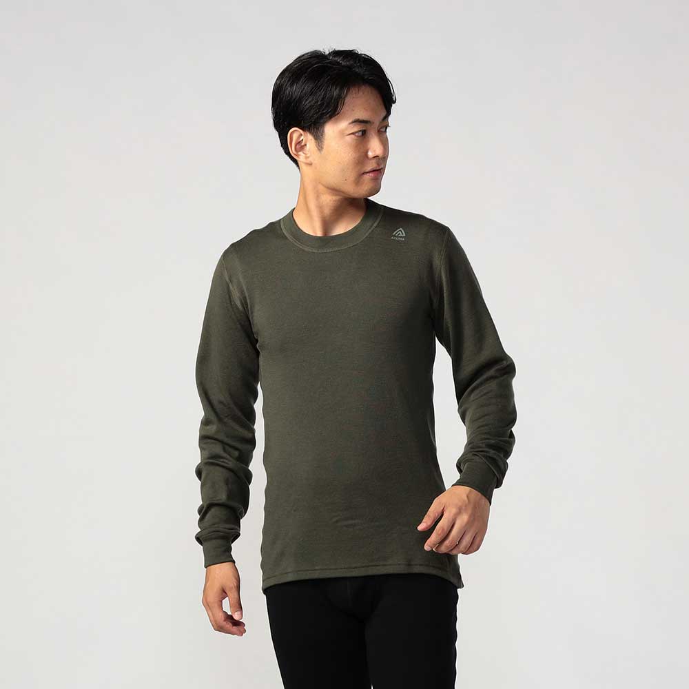 ACLIMA 　WARMWOOL CREW NECK