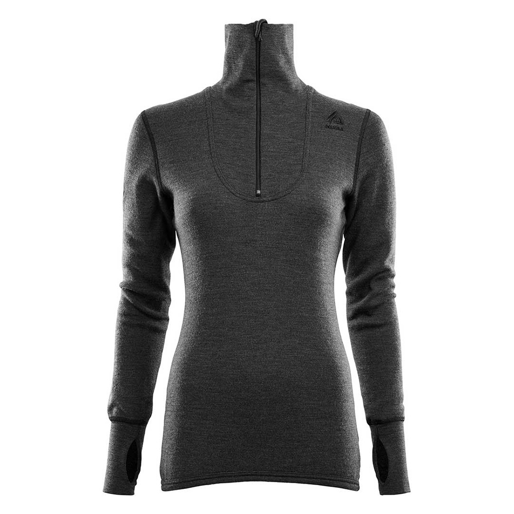 DOUBLEWOOL POLO ZIP WOMAN