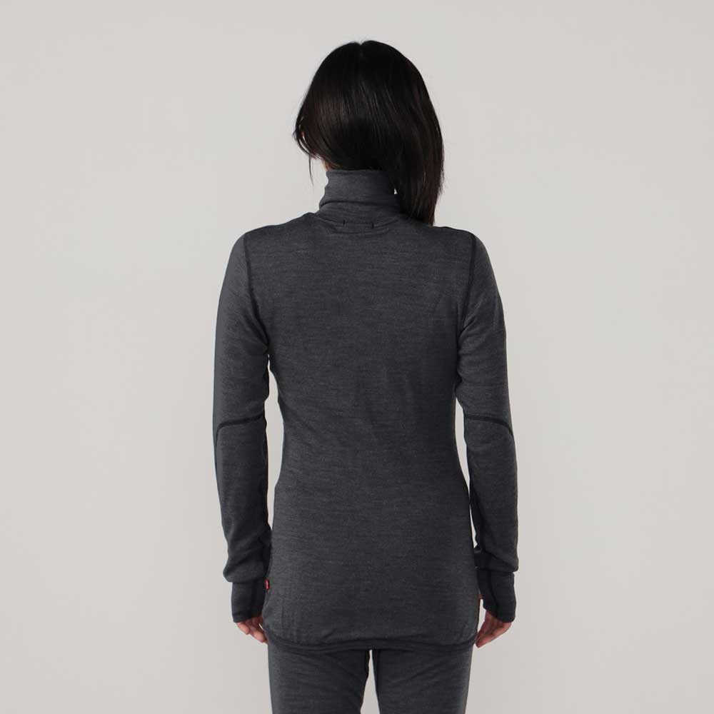DOUBLEWOOL POLO ZIP WOMAN | フルマークスストア-北欧