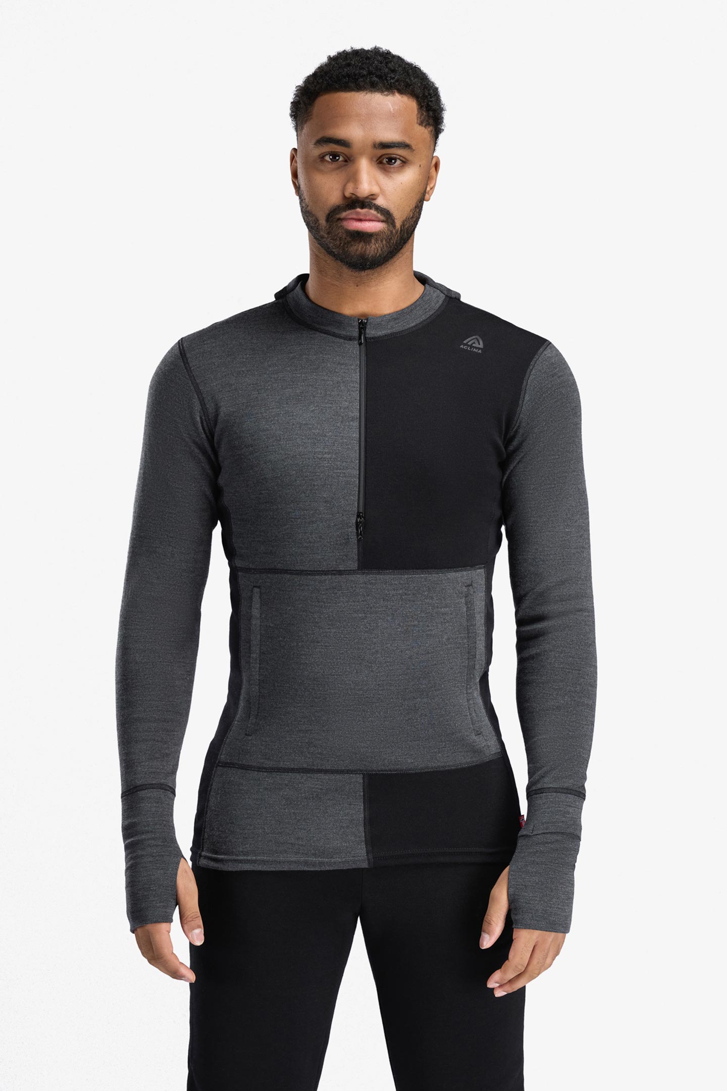 WARMWOOL HOOD SWEATER W/ZIP | フルマークスストア-北欧アウトドア WARMWOOL HOOD SWEATER W/ZIP | フルマークスストア-北欧アウトドア