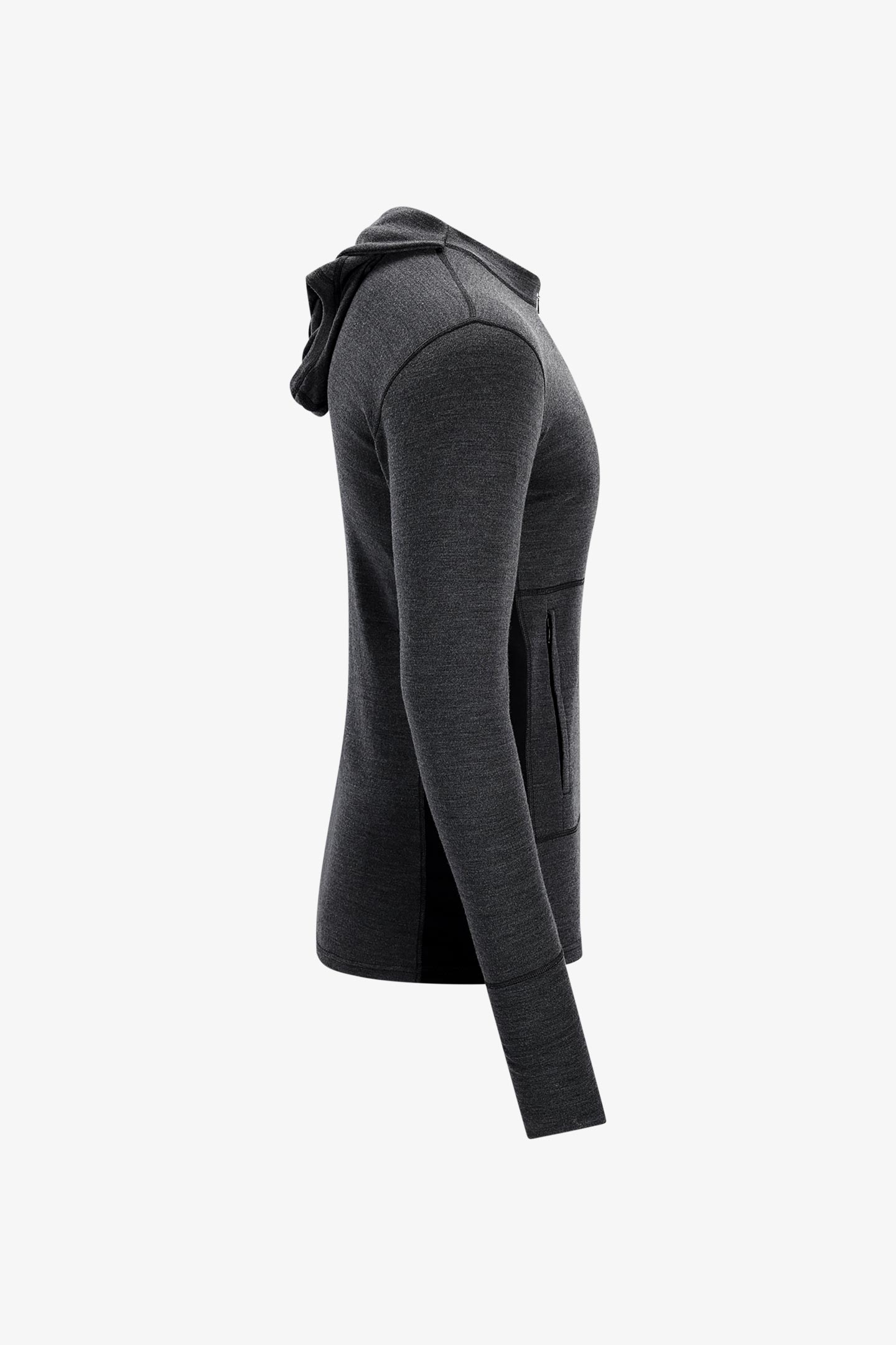 WARMWOOL HOOD SWEATER W/ZIP | フルマークスストア-北欧アウトドア