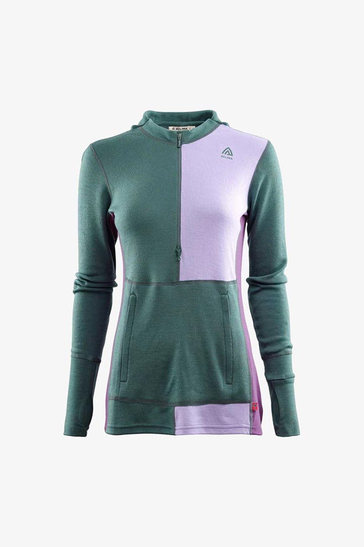 WARMWOOL HOOD SWEATER W/ZIP WOMAN | フルマークスストア-北欧