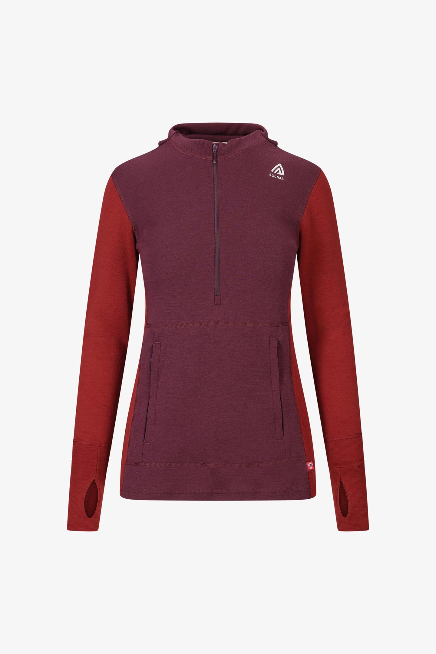 WARMWOOL HOOD SWEATER W/ZIP WOMAN | フルマークスストア-北欧