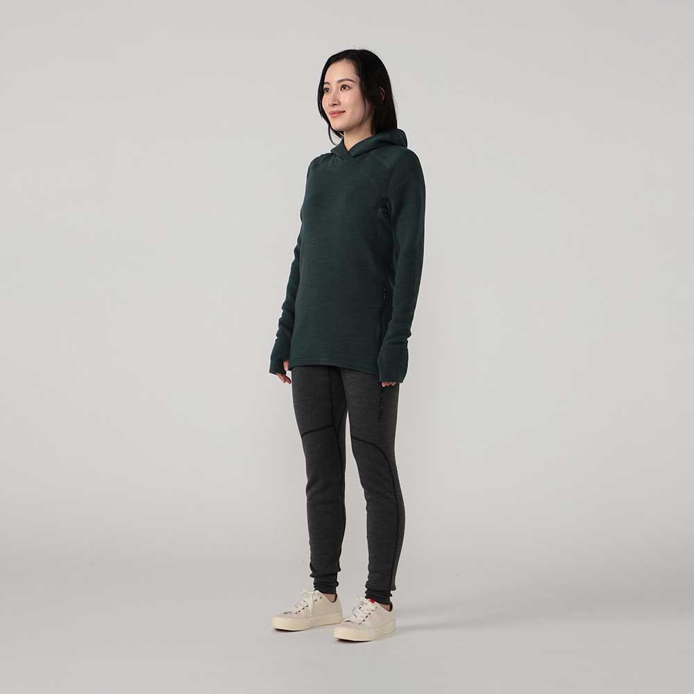 STREAMWOOL HOODIE WOMAN | フルマークスストア-北欧アウトドア