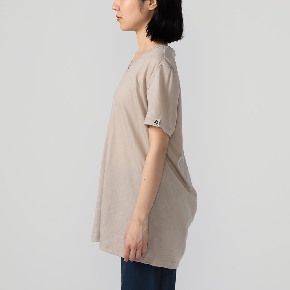 tシャツ AK+1 / シルク コットン 丸胴 プルオーバー レディース Demi-Luxe BEAMS（デミルクス ビームス）AK+1 / シルク コットン