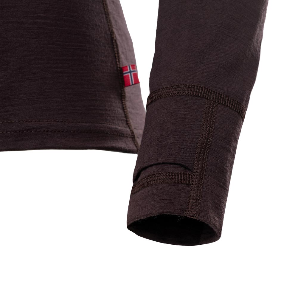 LIGHTWOOL 180 POLO W/ZIP WOMAN | フルマークスストア-北欧
