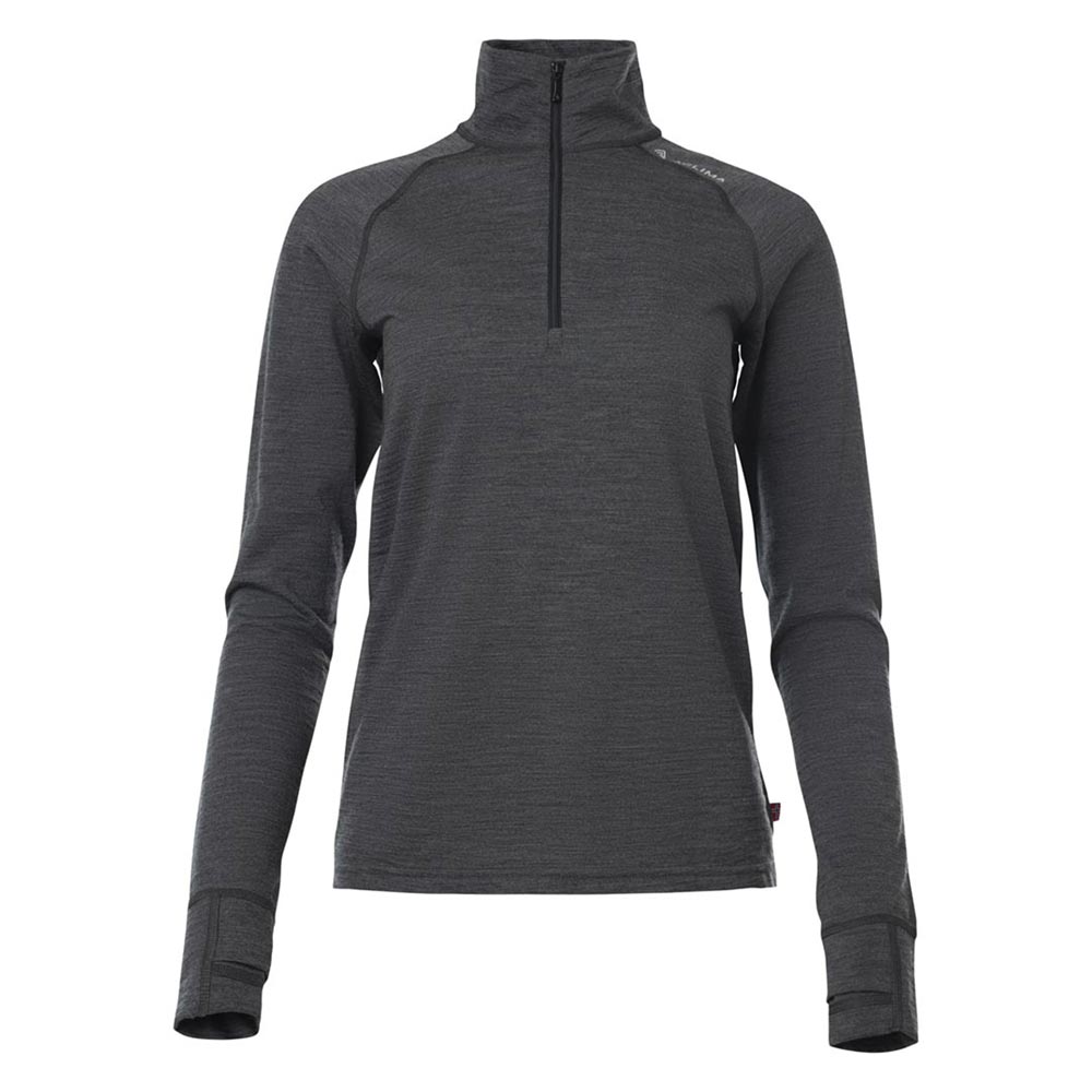 LIGHTWOOL 180 POLO W/ZIP WOMAN | フルマークスストア-北欧