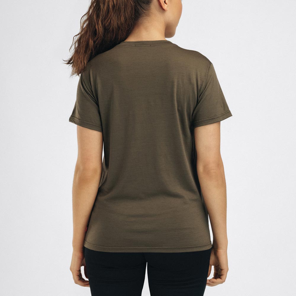 LIGHTWOOL 140 CLASSIC T-SHRT MOUNTAIN WOMAN | フルマークス